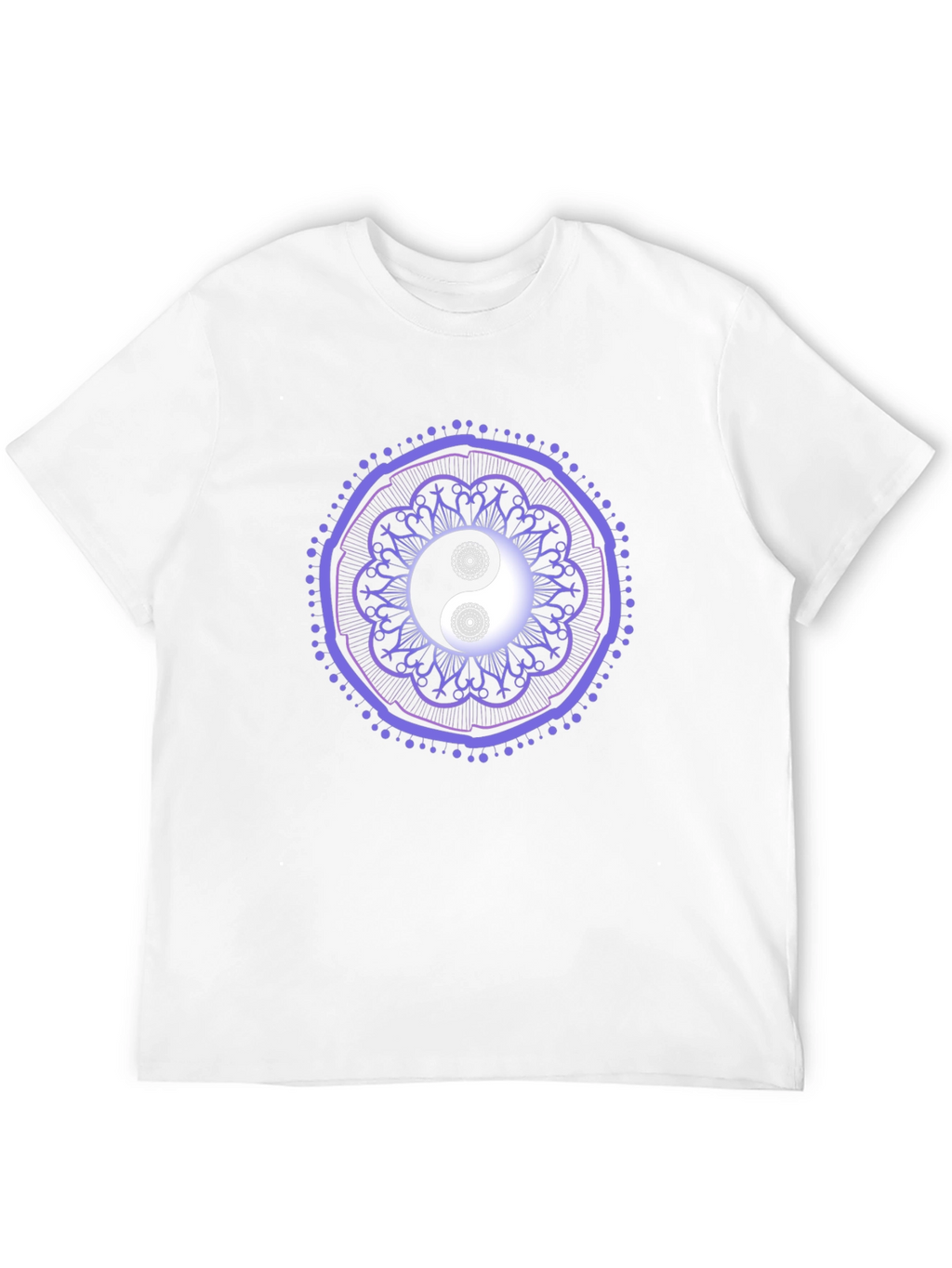 Yin Yang Mandala Graphic Tee - Zen Balance T-Shirt