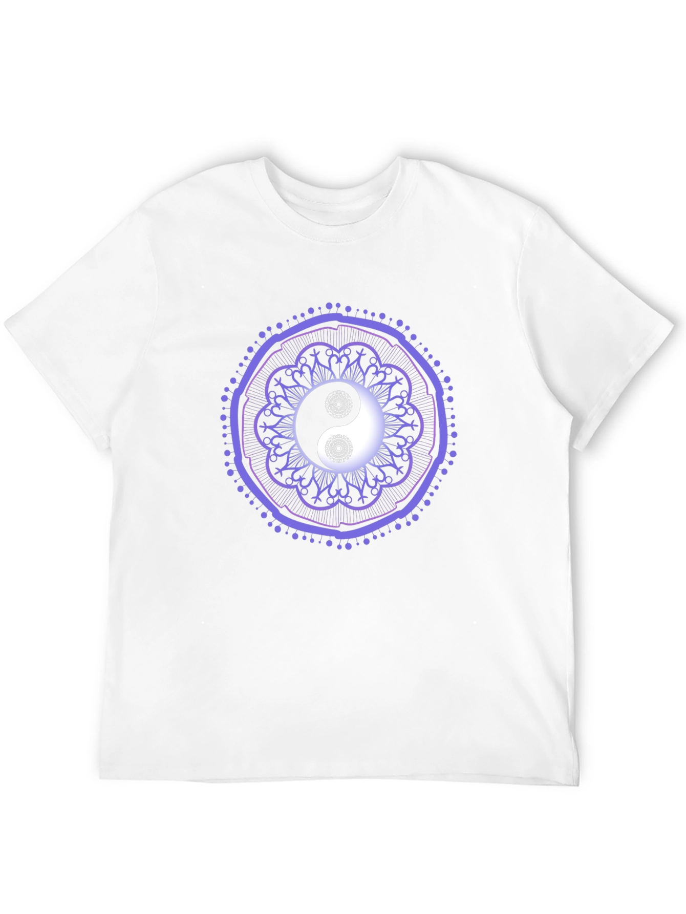 Yin Yang Mandala Graphic Tee - Zen Balance T-Shirt