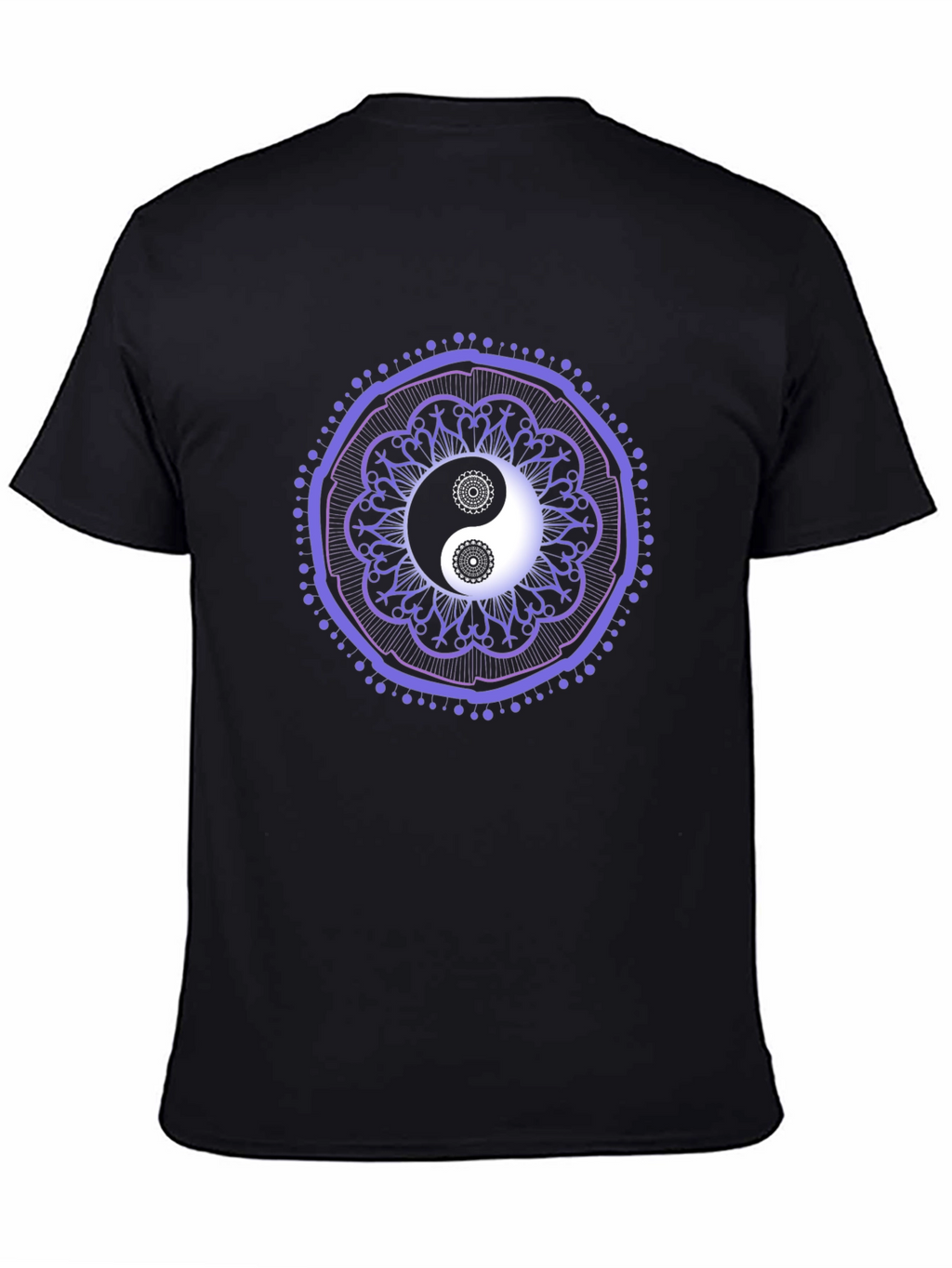 Yin Yang Mandala Graphic Tee - Zen Balance T-Shirt