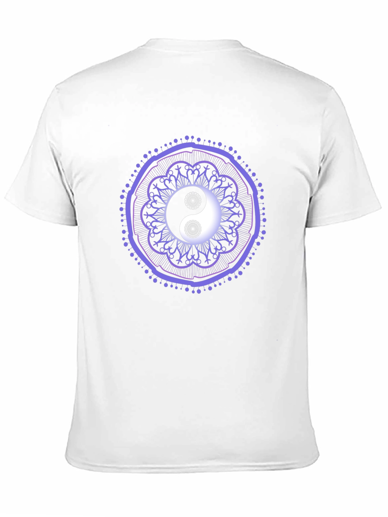 Yin Yang Mandala Graphic Tee - Zen Balance T-Shirt