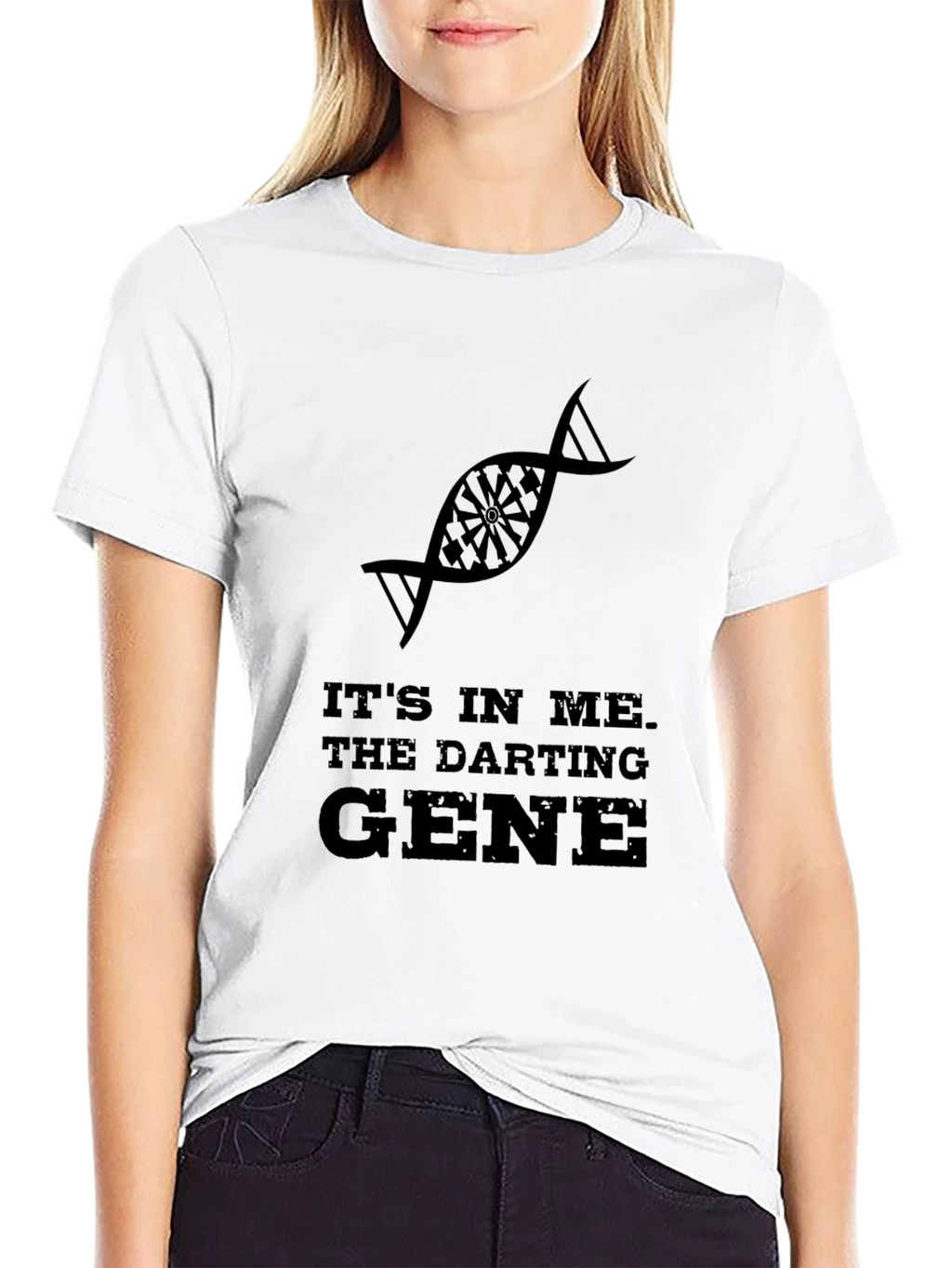 Darting Gene T-Shirt - Black