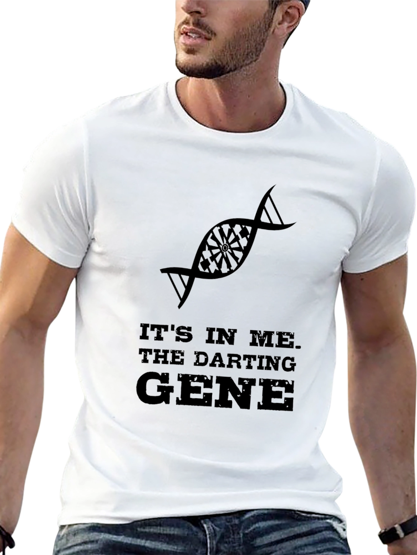 Darting Gene T-Shirt - Black