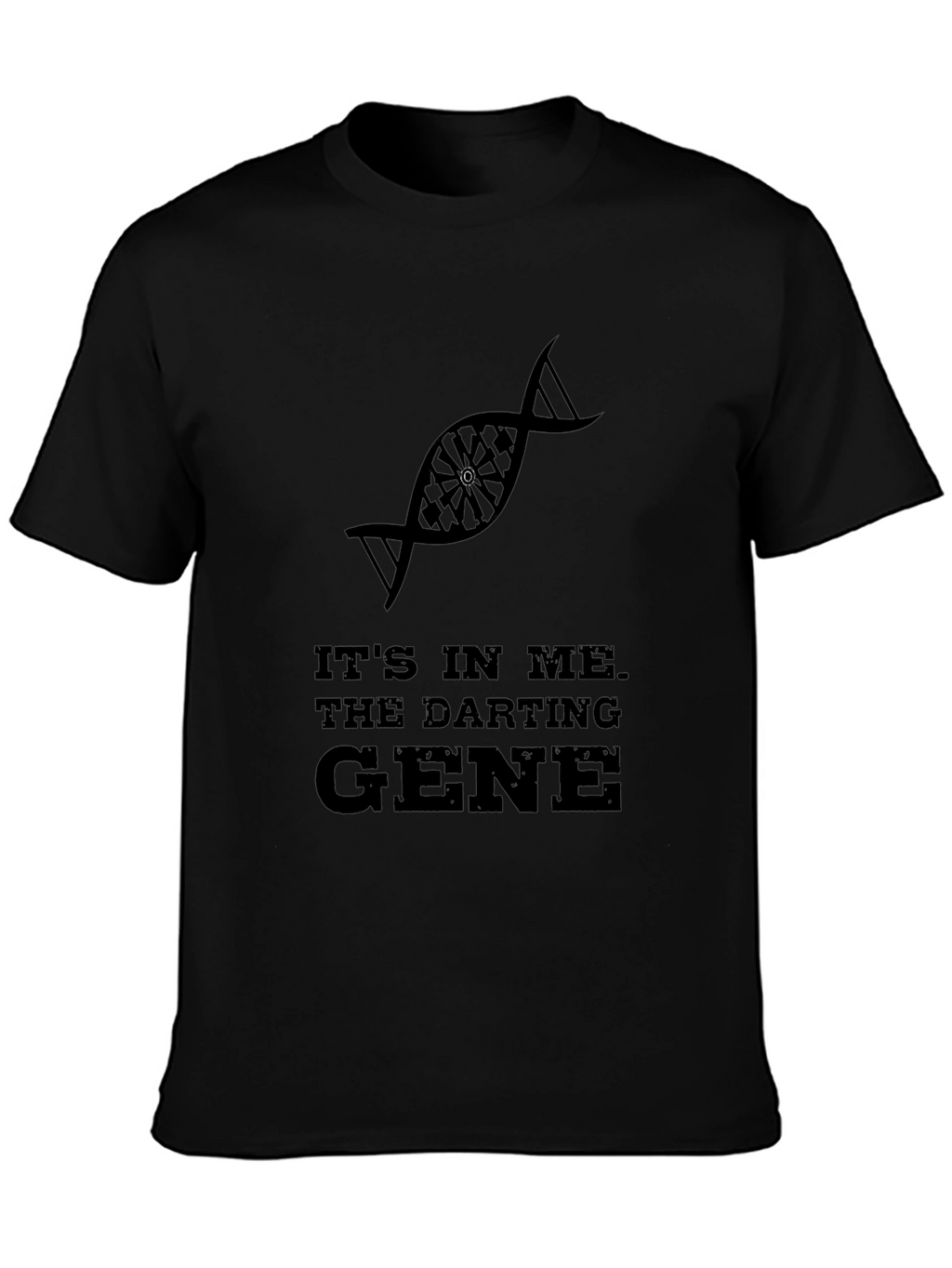 Darting Gene T-Shirt - Black