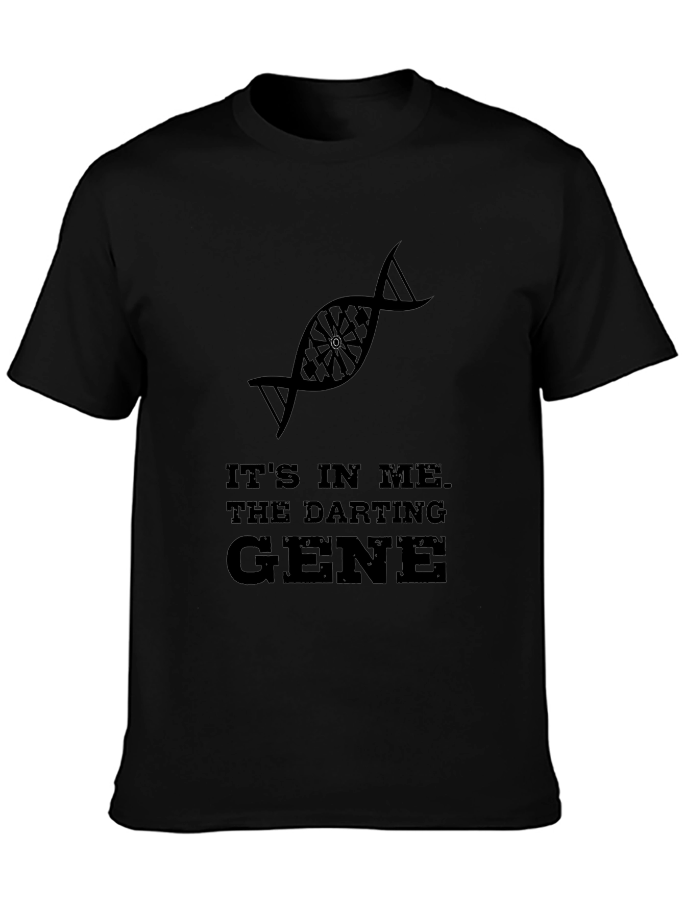 Darting Gene T-Shirt - Black