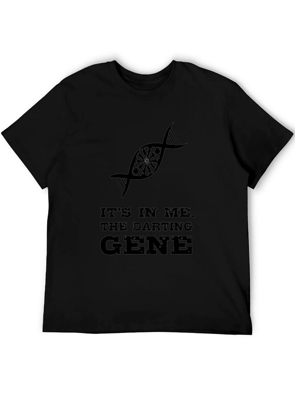 Darting Gene T-Shirt - Black