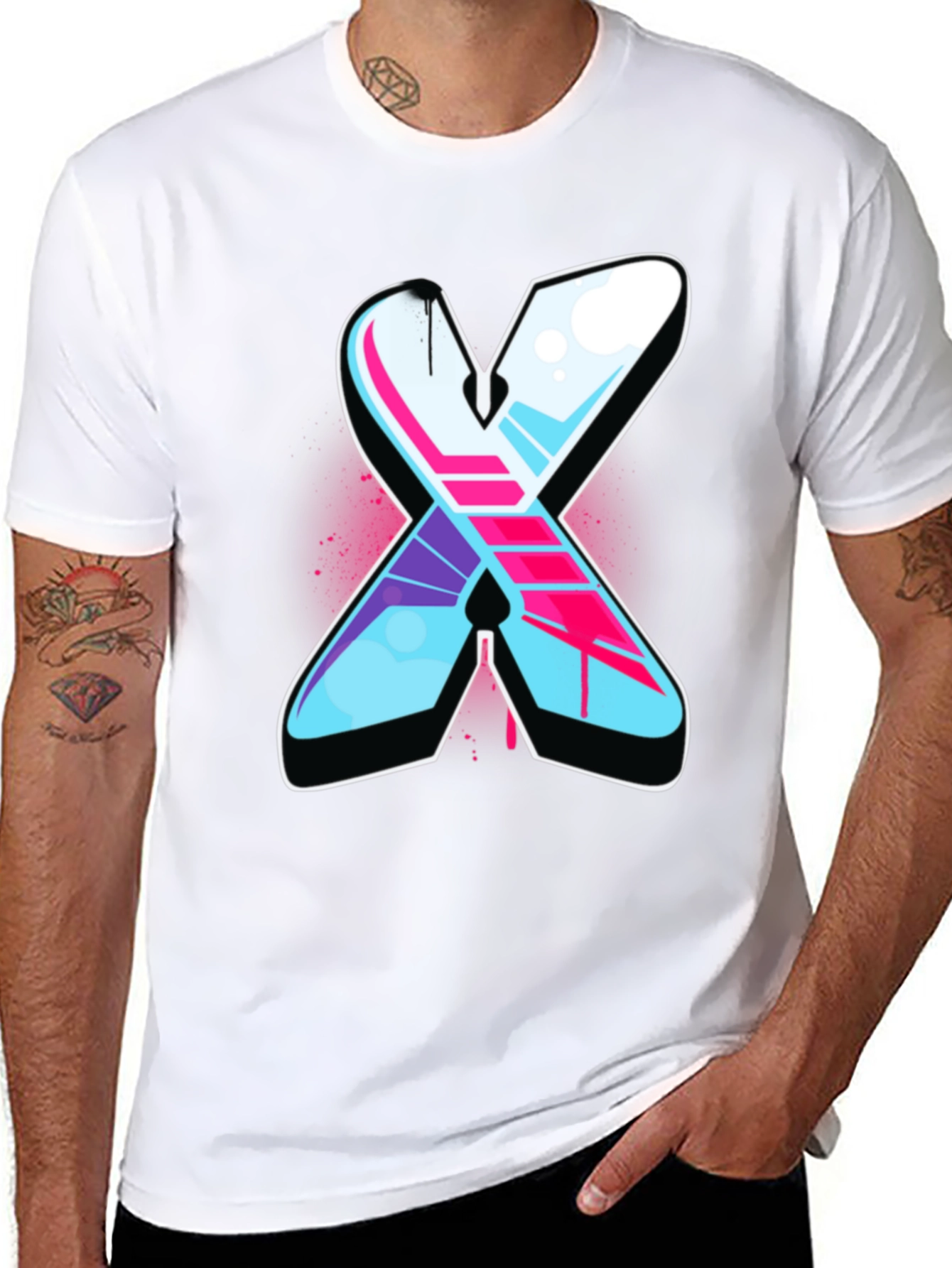 Graffiti X Graphic Tee - Urban Style