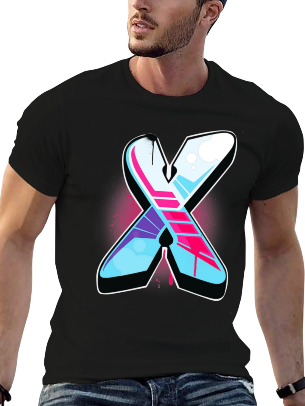 Graffiti X Graphic Tee - Urban Style