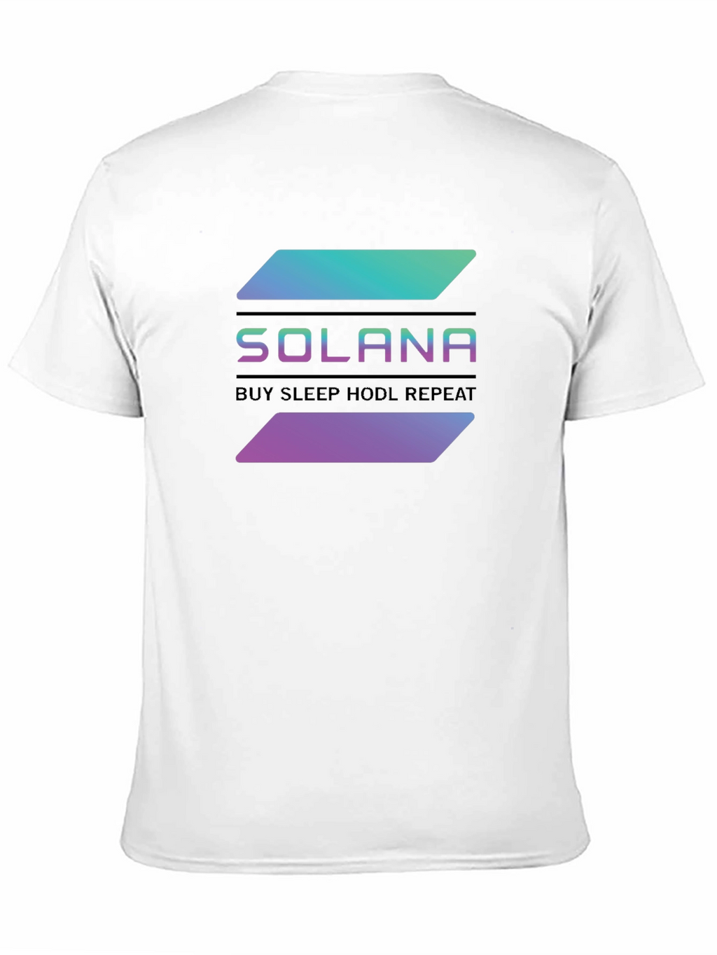 Solana Crypto T-Shirt - Buy Sleep HODL Repeat