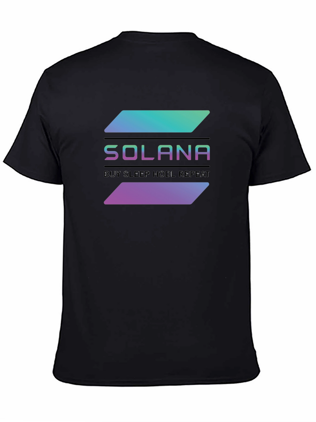 Solana Crypto T-Shirt - Buy Sleep HODL Repeat