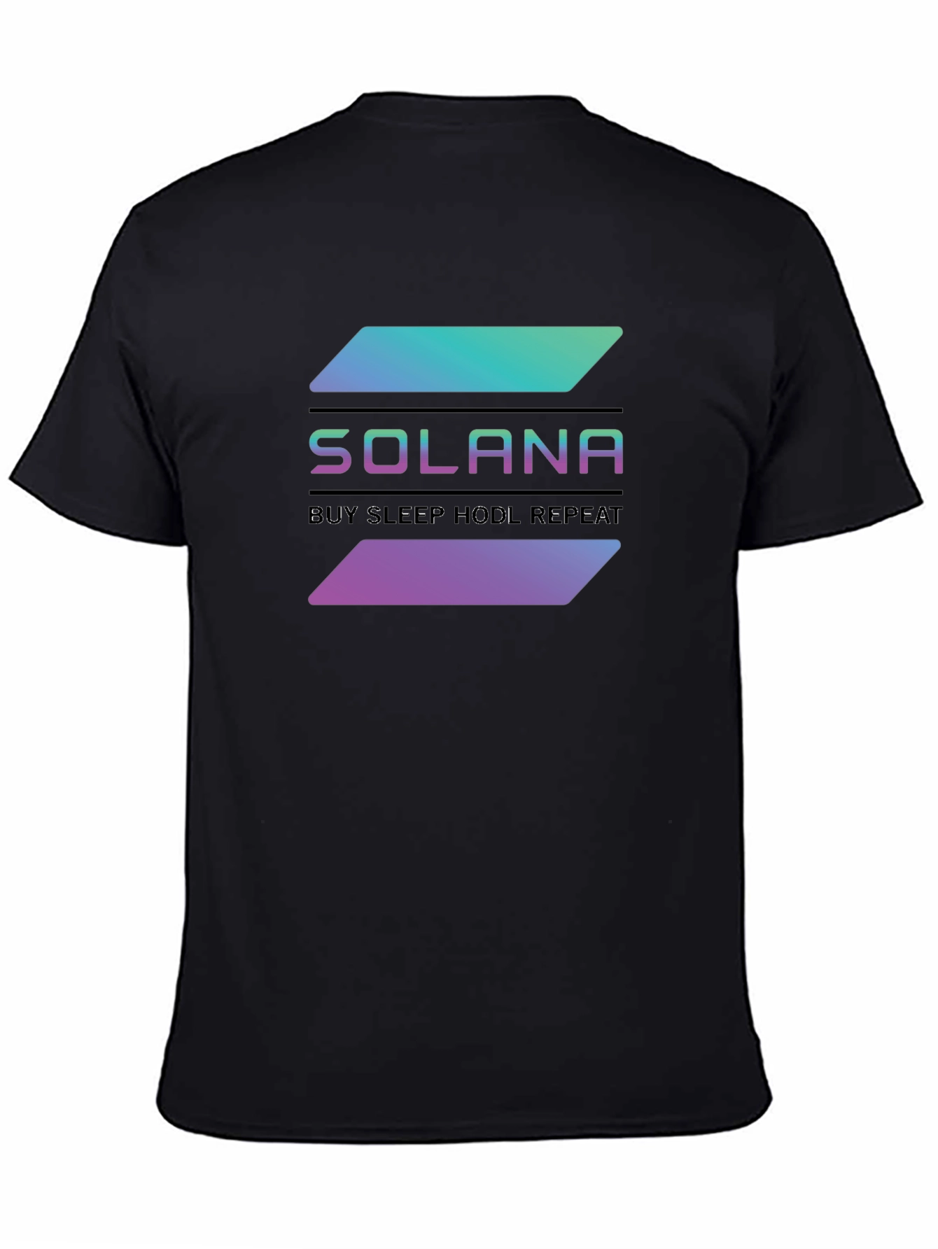 Solana Crypto T-Shirt - Buy Sleep HODL Repeat