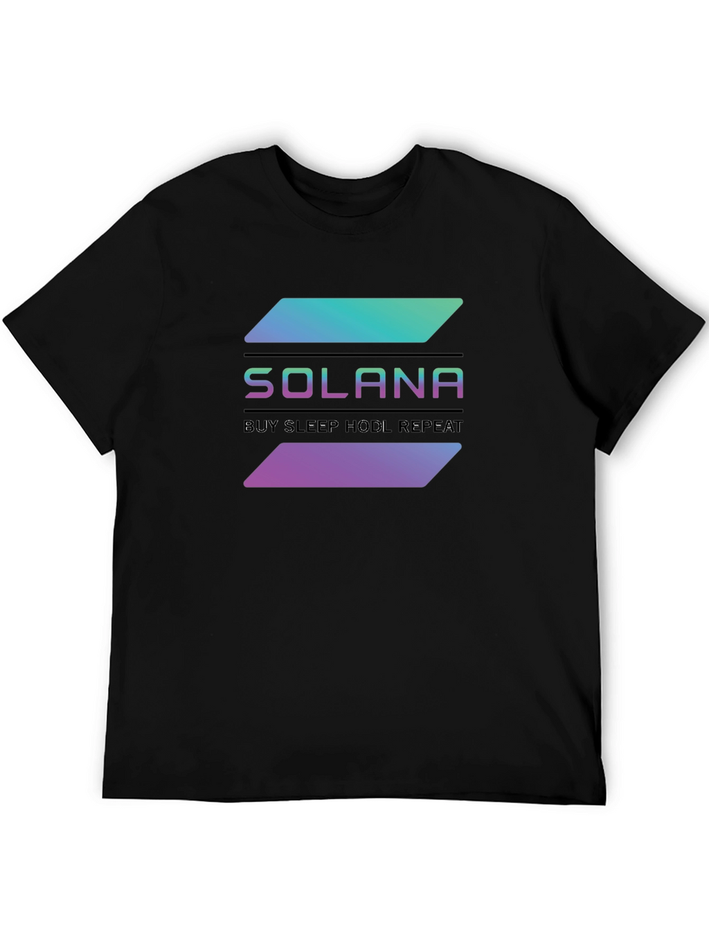 Solana Crypto T-Shirt - Buy Sleep HODL Repeat