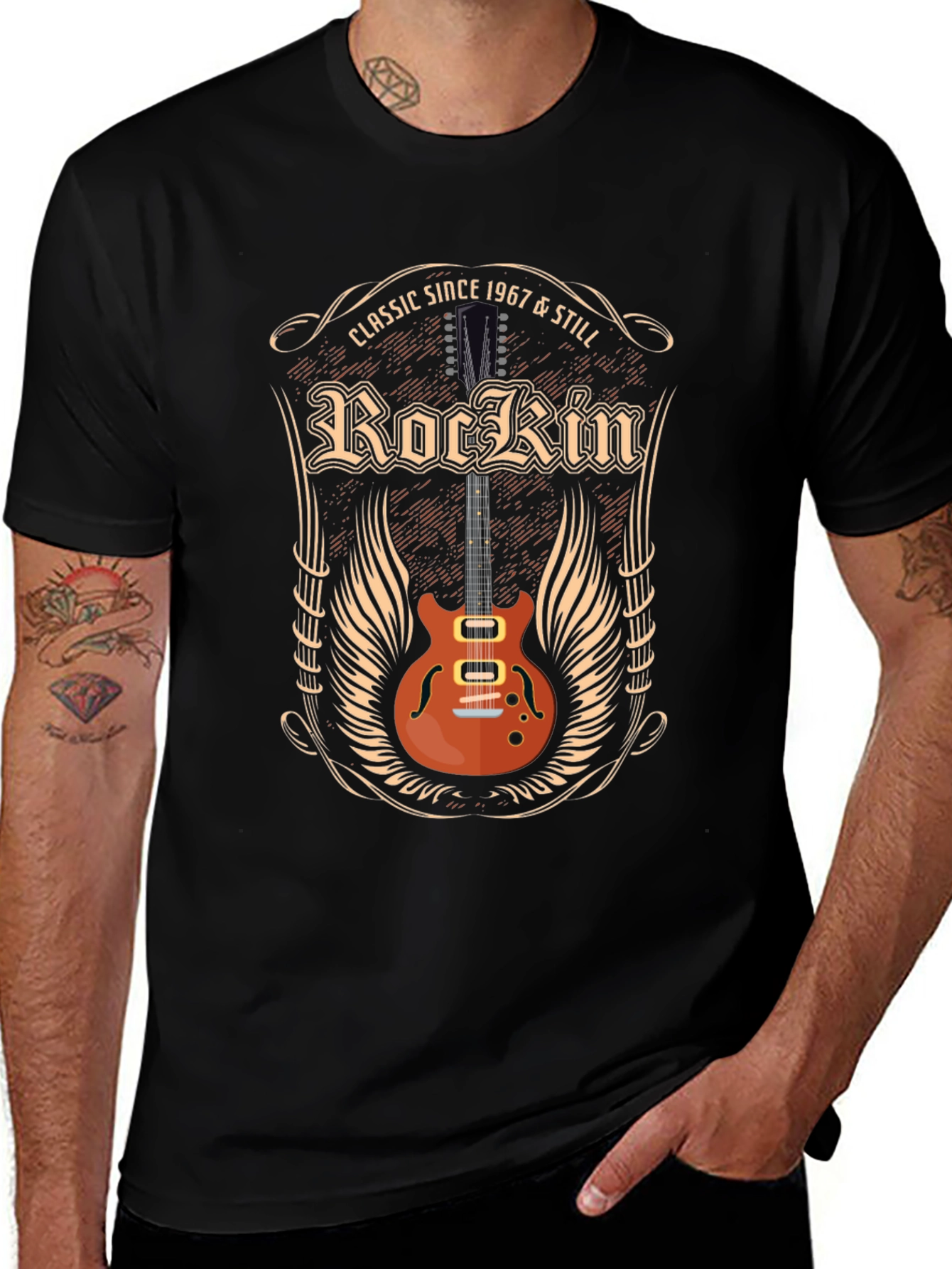 Classic Rockin Guitar T-Shirt - Since 1967