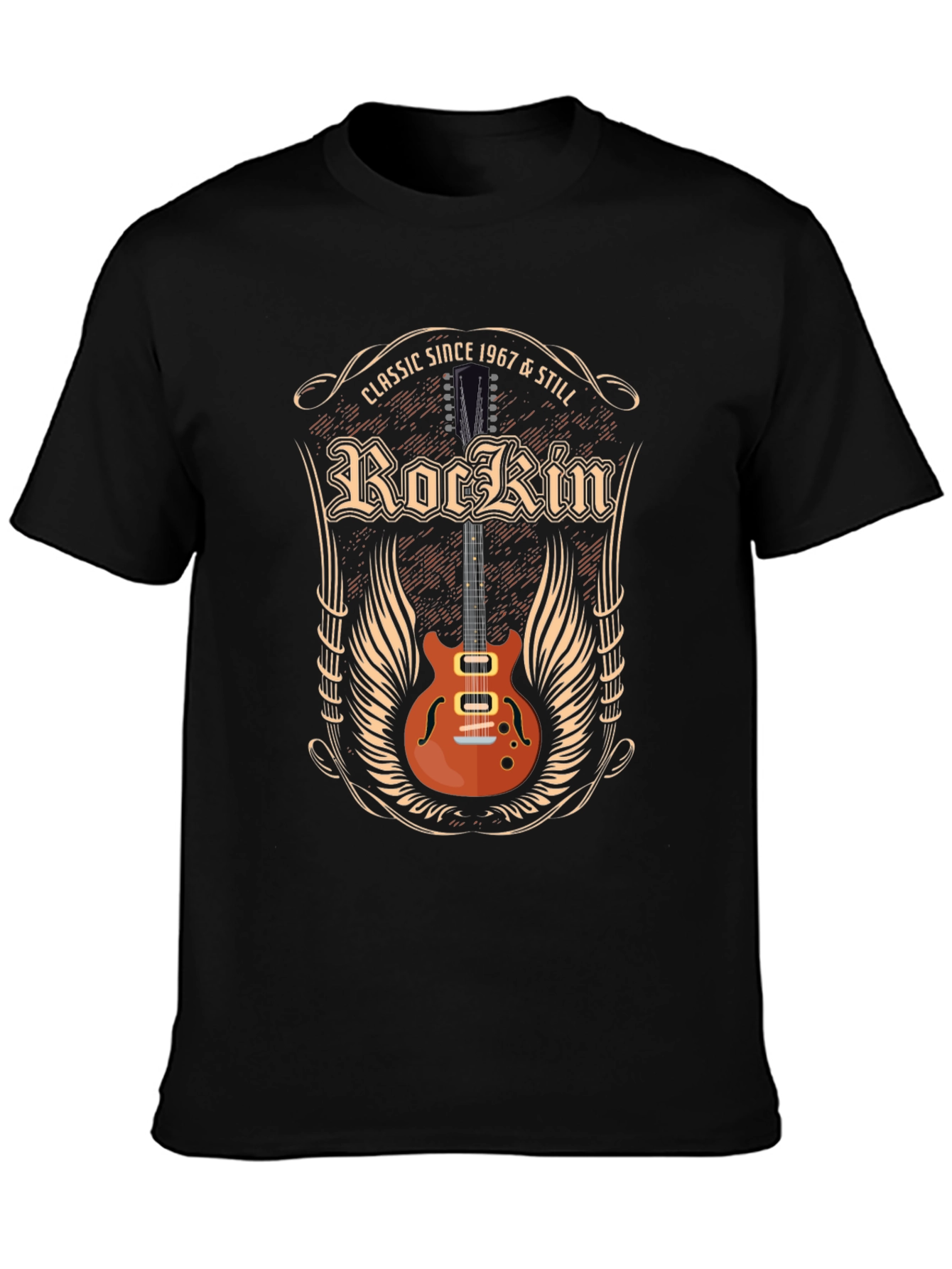 Classic Rockin Guitar T-Shirt - Since 1967