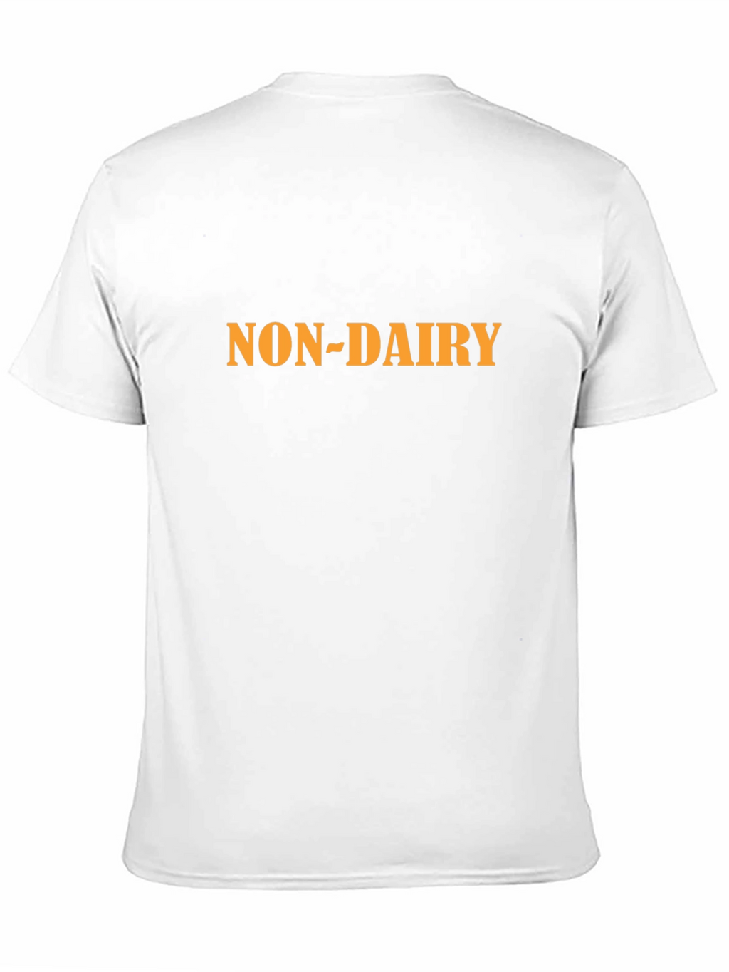 Non-Dairy Statement T-Shirt - Bold Black Comfortable