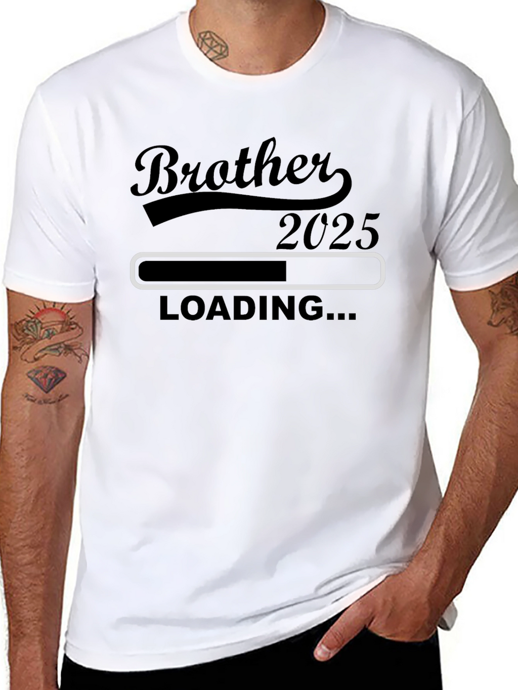 Brother Loading 2025 Black T-Shirt