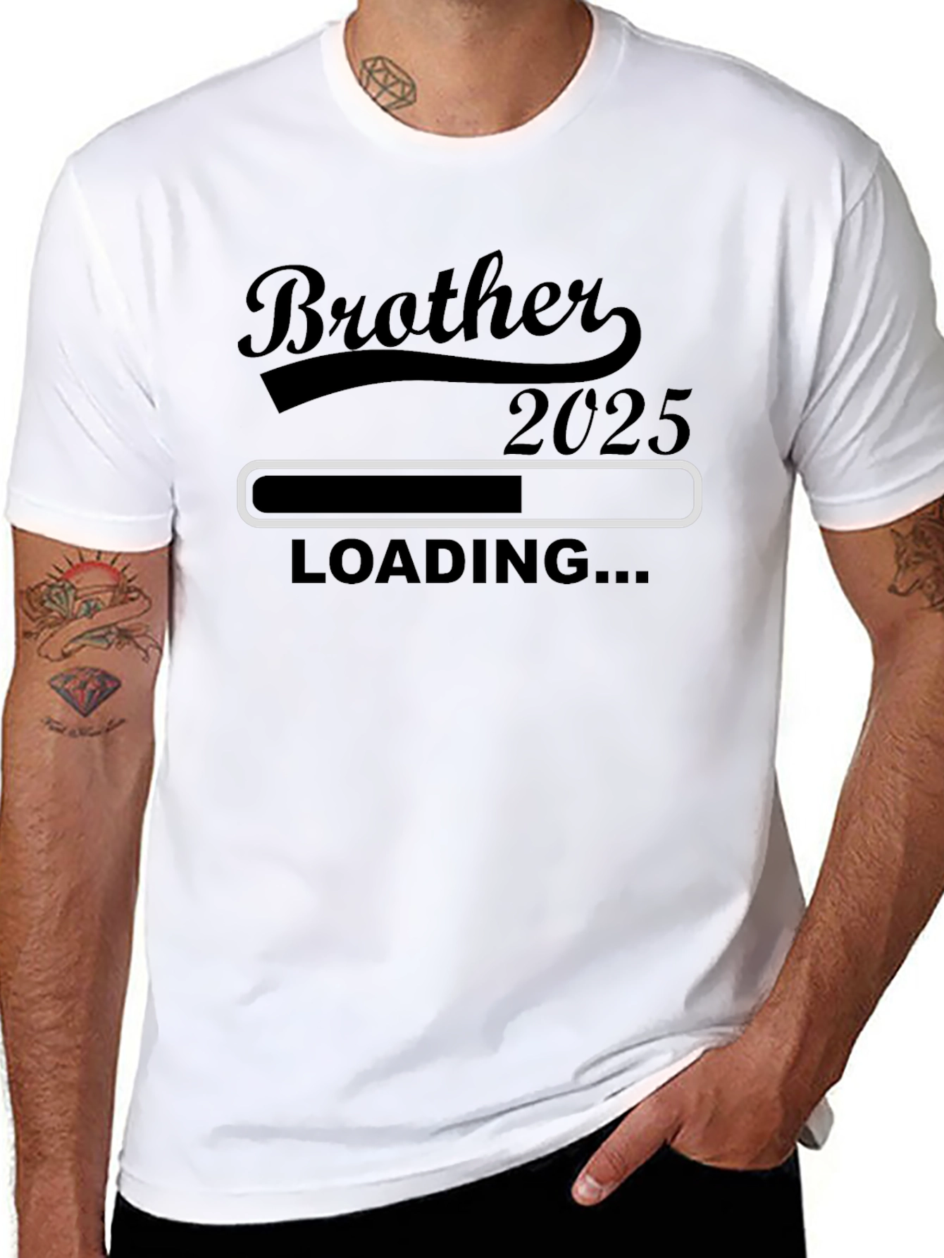 Brother Loading 2025 Black T-Shirt