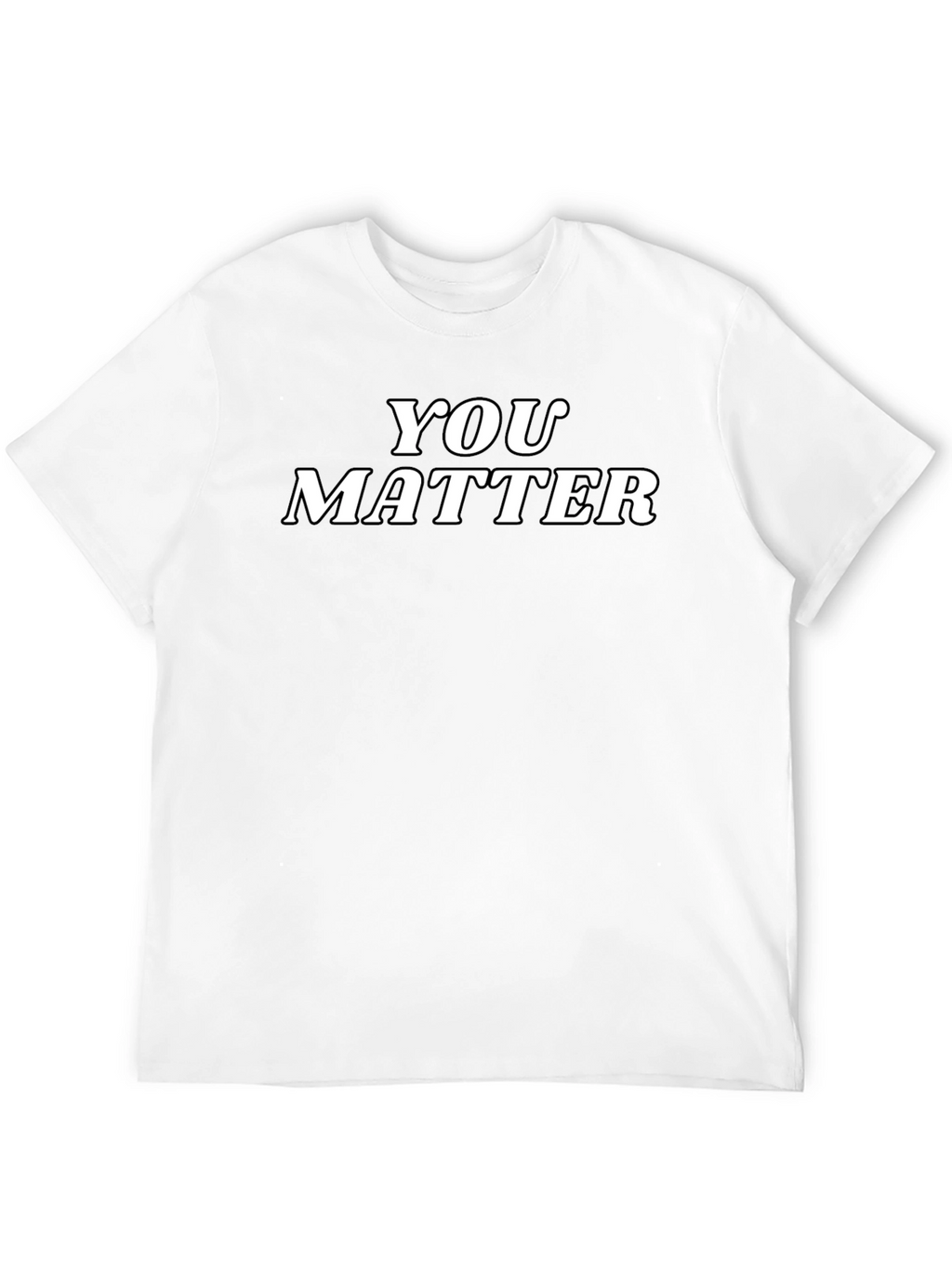 You Matter Black Graphic Tee - Inspirational