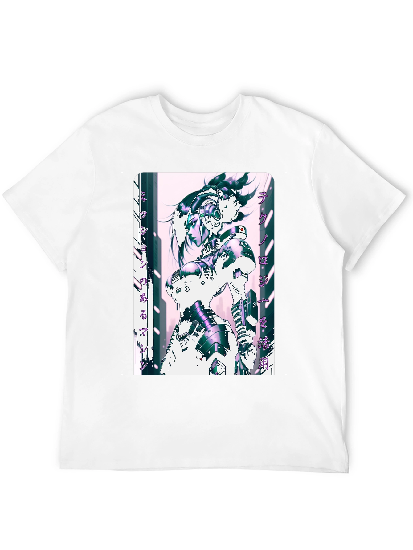 Cyberpunk Anime Graphic T-Shirt