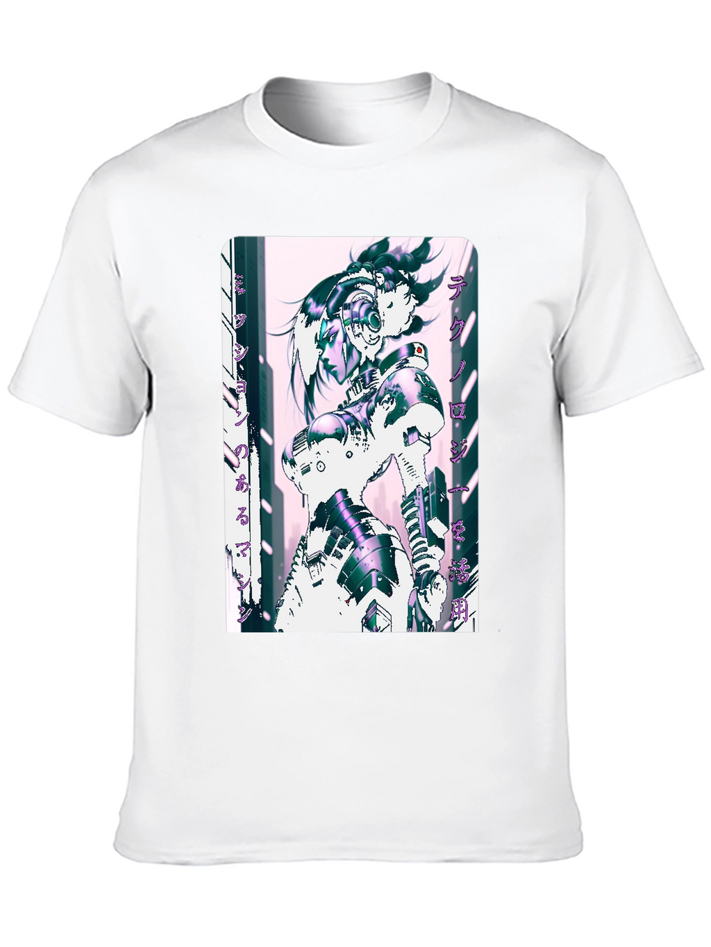 Cyberpunk Anime Graphic T-Shirt