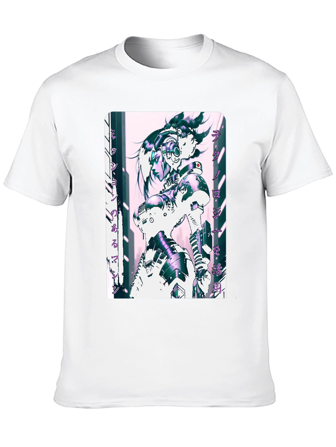 Cyberpunk Anime Graphic T-Shirt