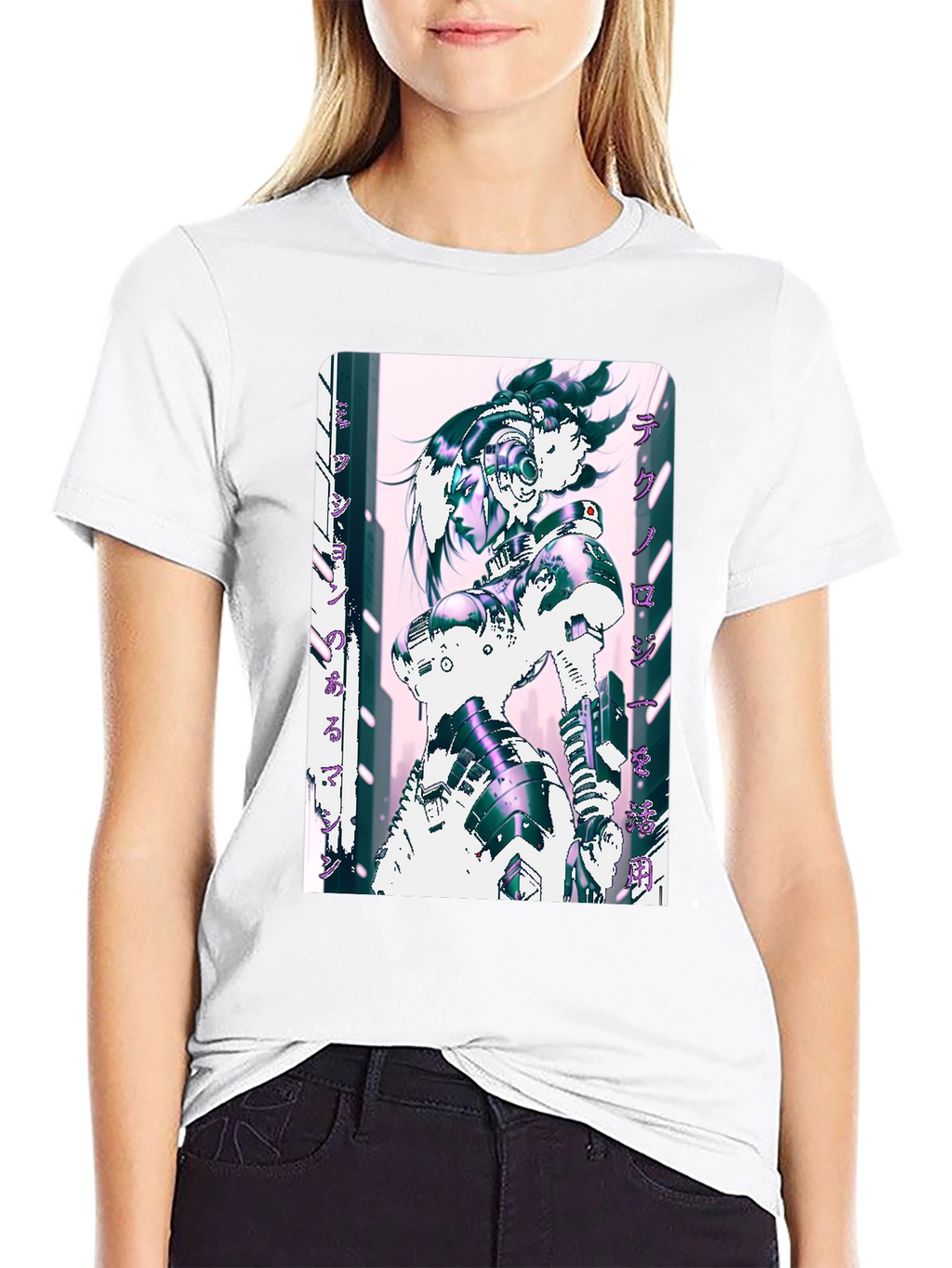 Cyberpunk Anime Graphic T-Shirt