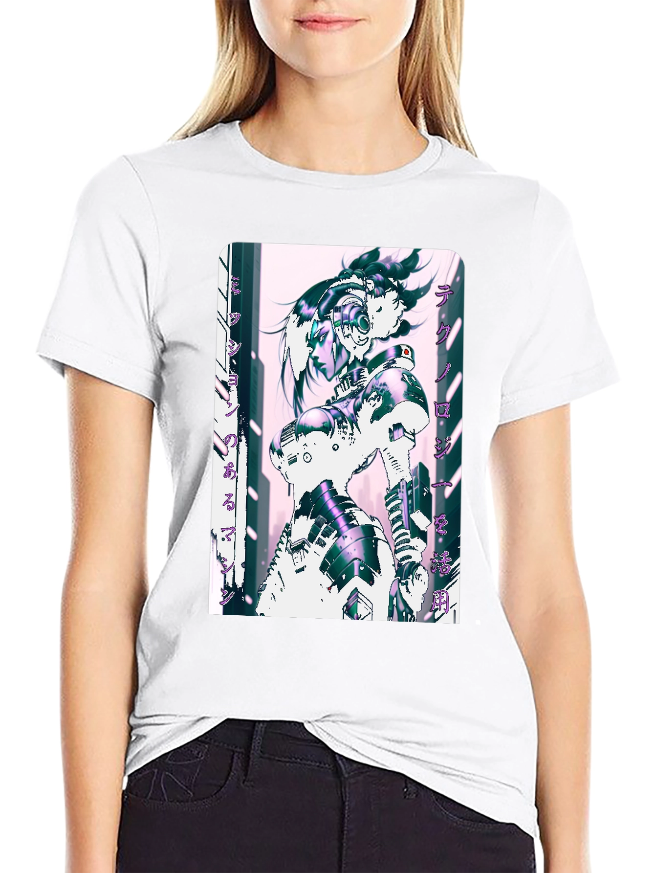 Cyberpunk Anime Graphic T-Shirt