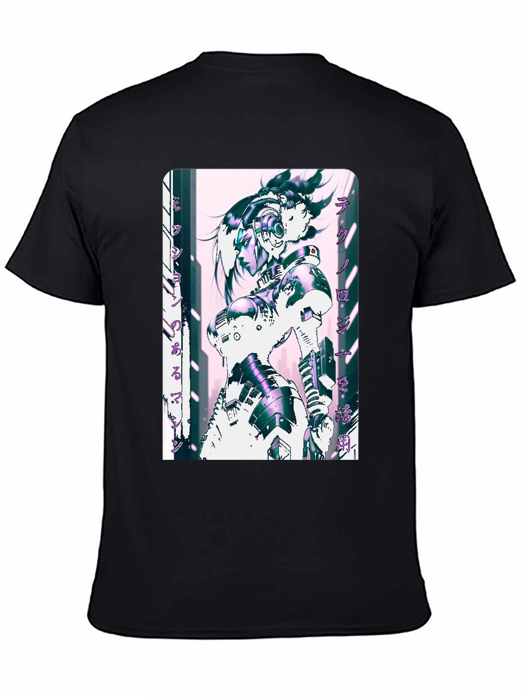 Cyberpunk Anime Graphic T-Shirt