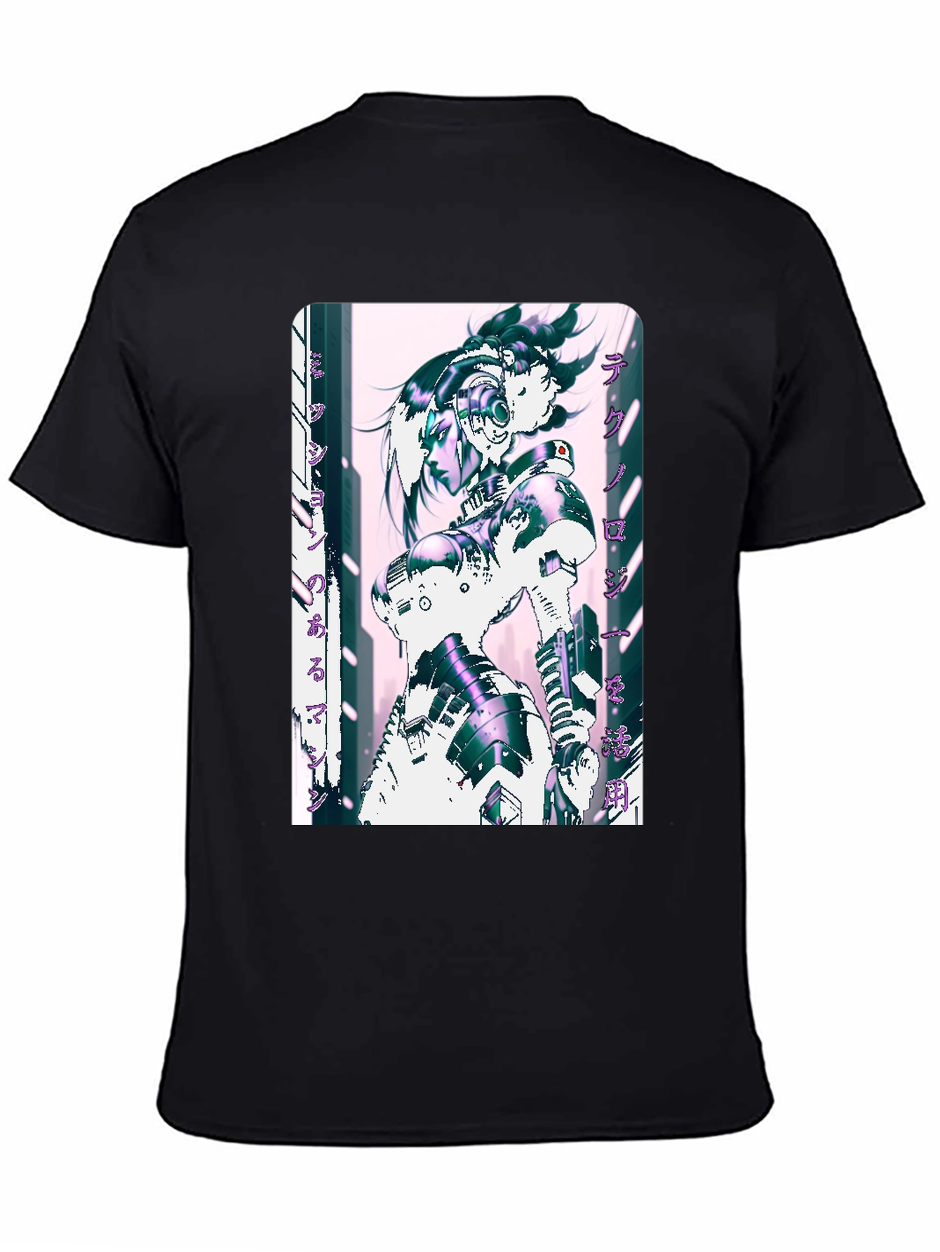 Cyberpunk Anime Graphic T-Shirt