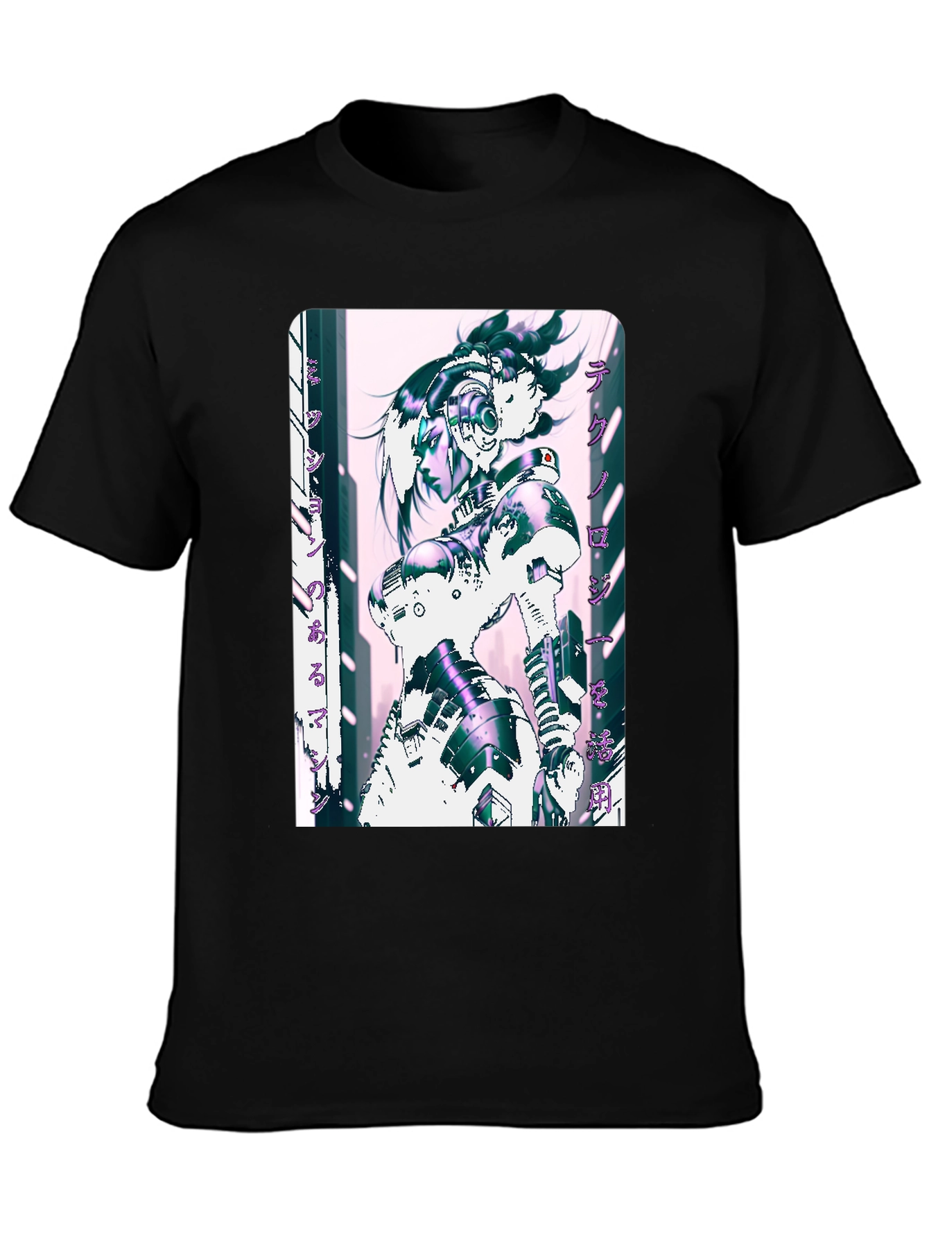 Cyberpunk Anime Graphic T-Shirt