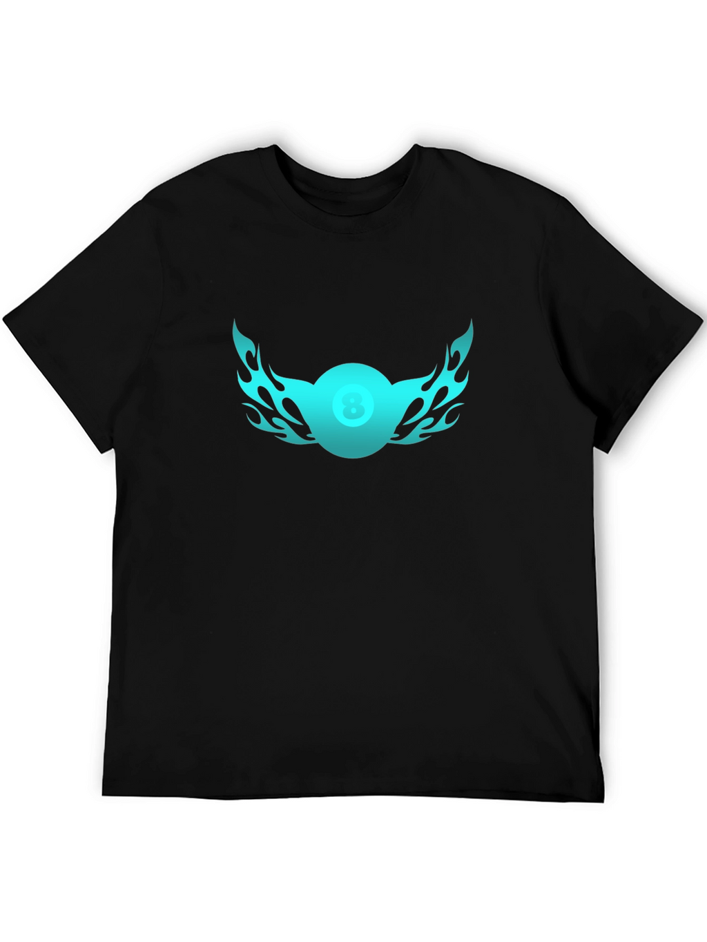 Flaming Eight Ball Graphic Tee