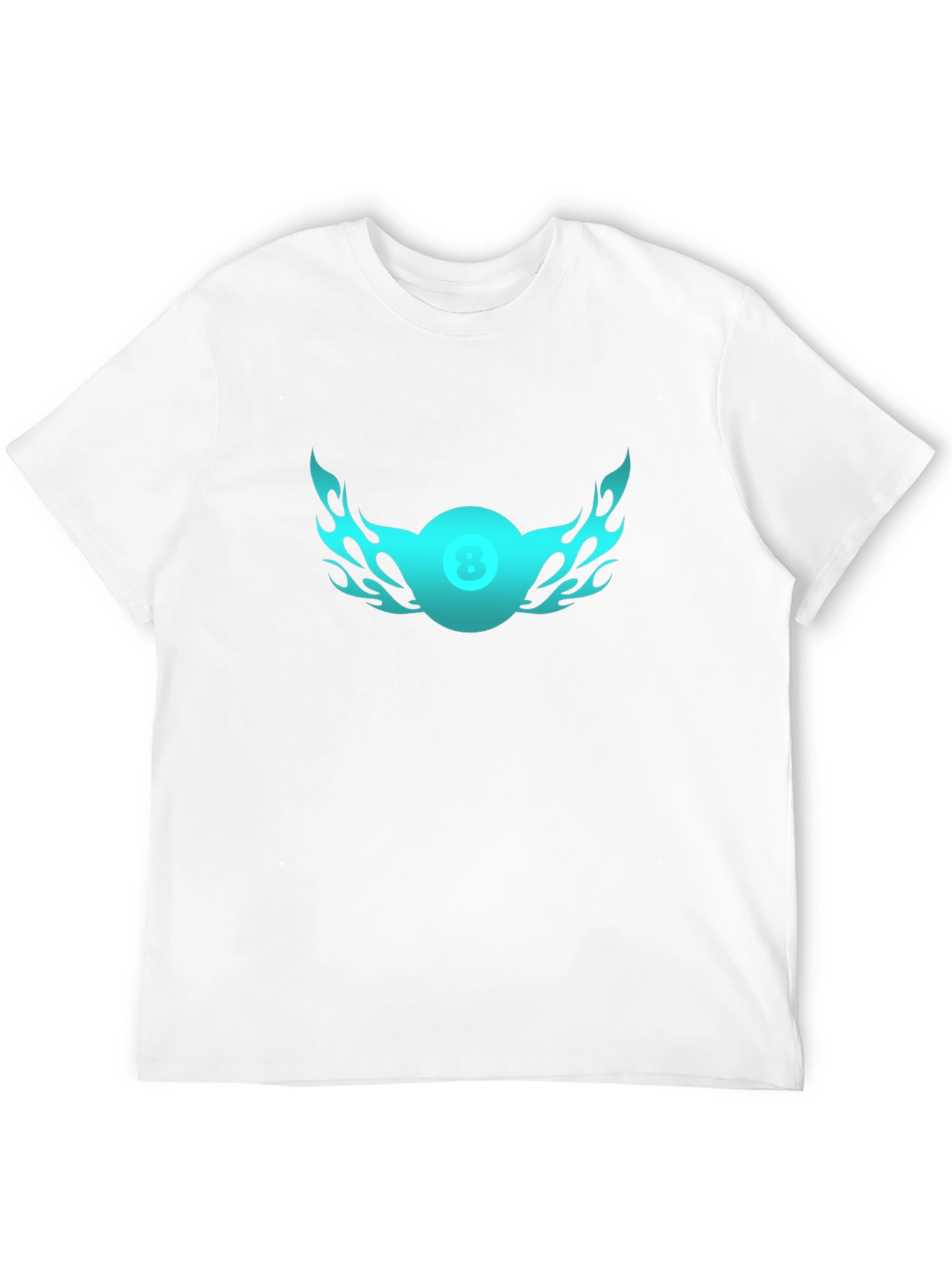 Flaming Eight Ball Graphic Tee