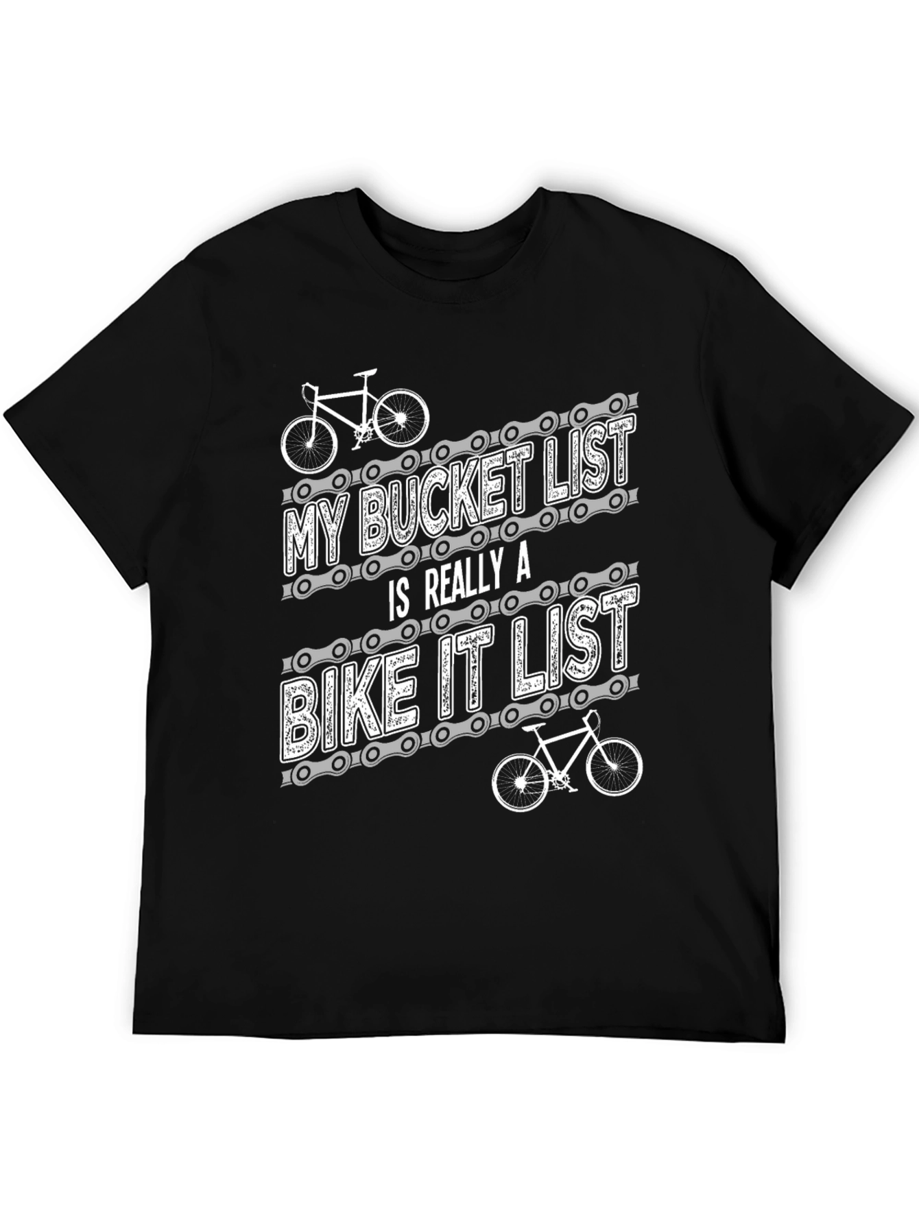 Bike It List T-Shirt - Cycling Enthusiast Apparel
