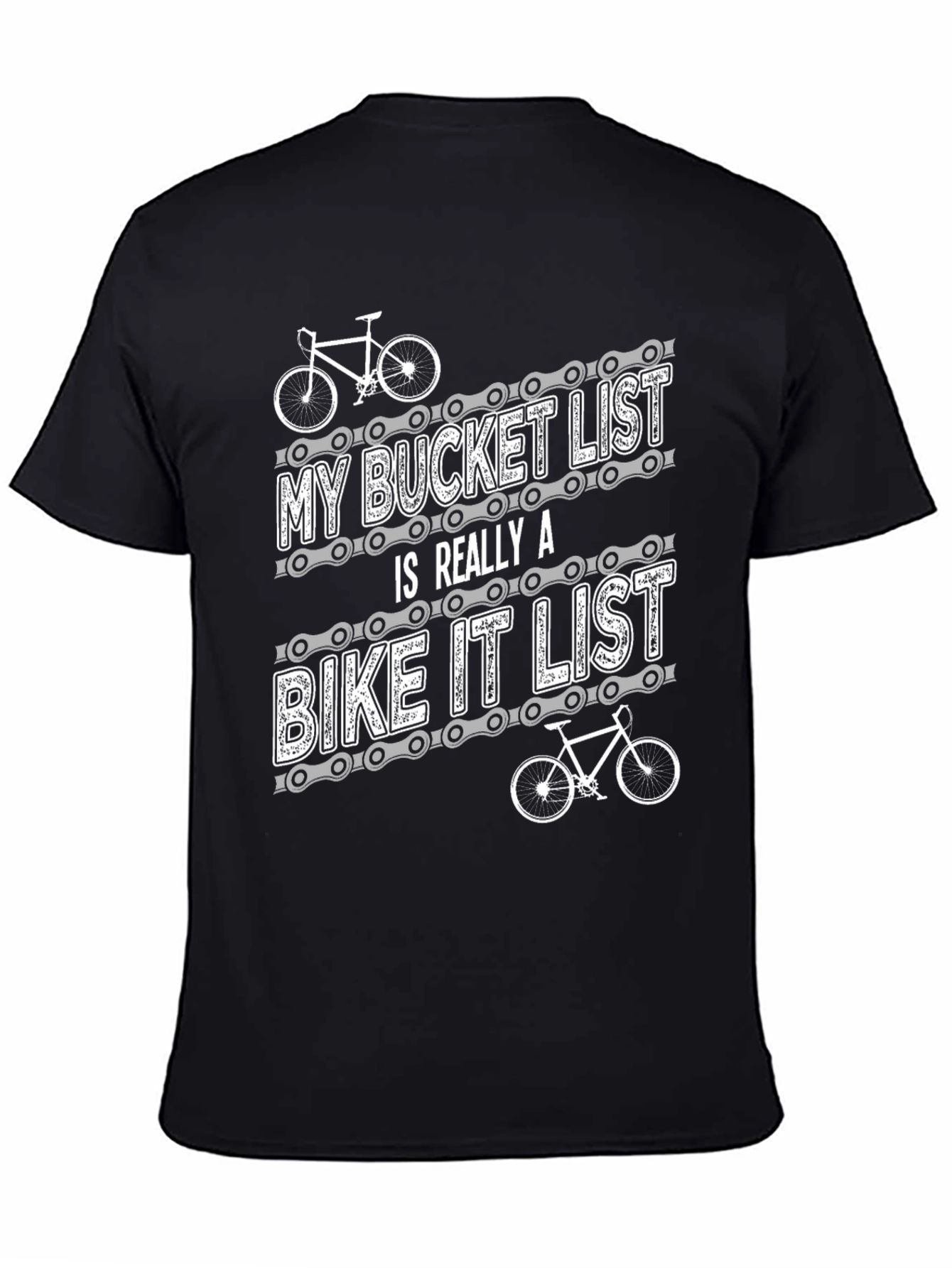 Bike It List T-Shirt - Cycling Enthusiast Apparel