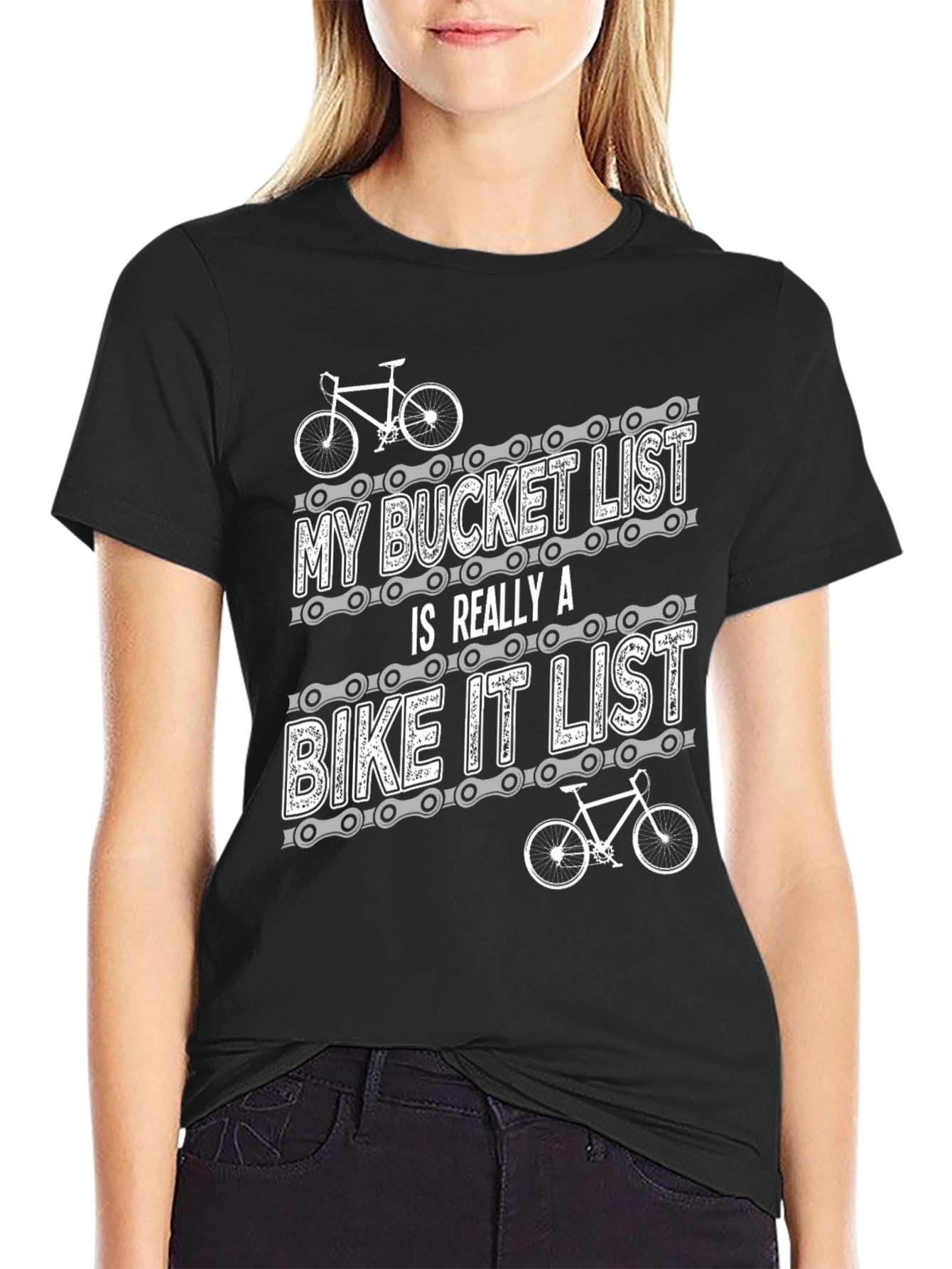 Bike It List T-Shirt - Cycling Enthusiast Apparel