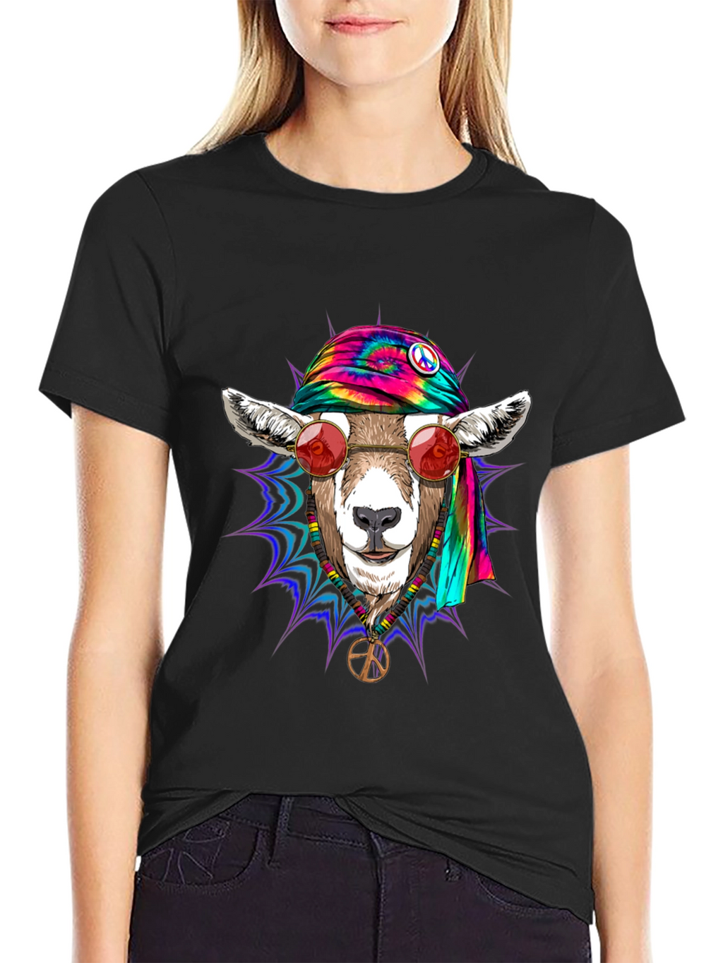 Hippie Goat Graphic Tee