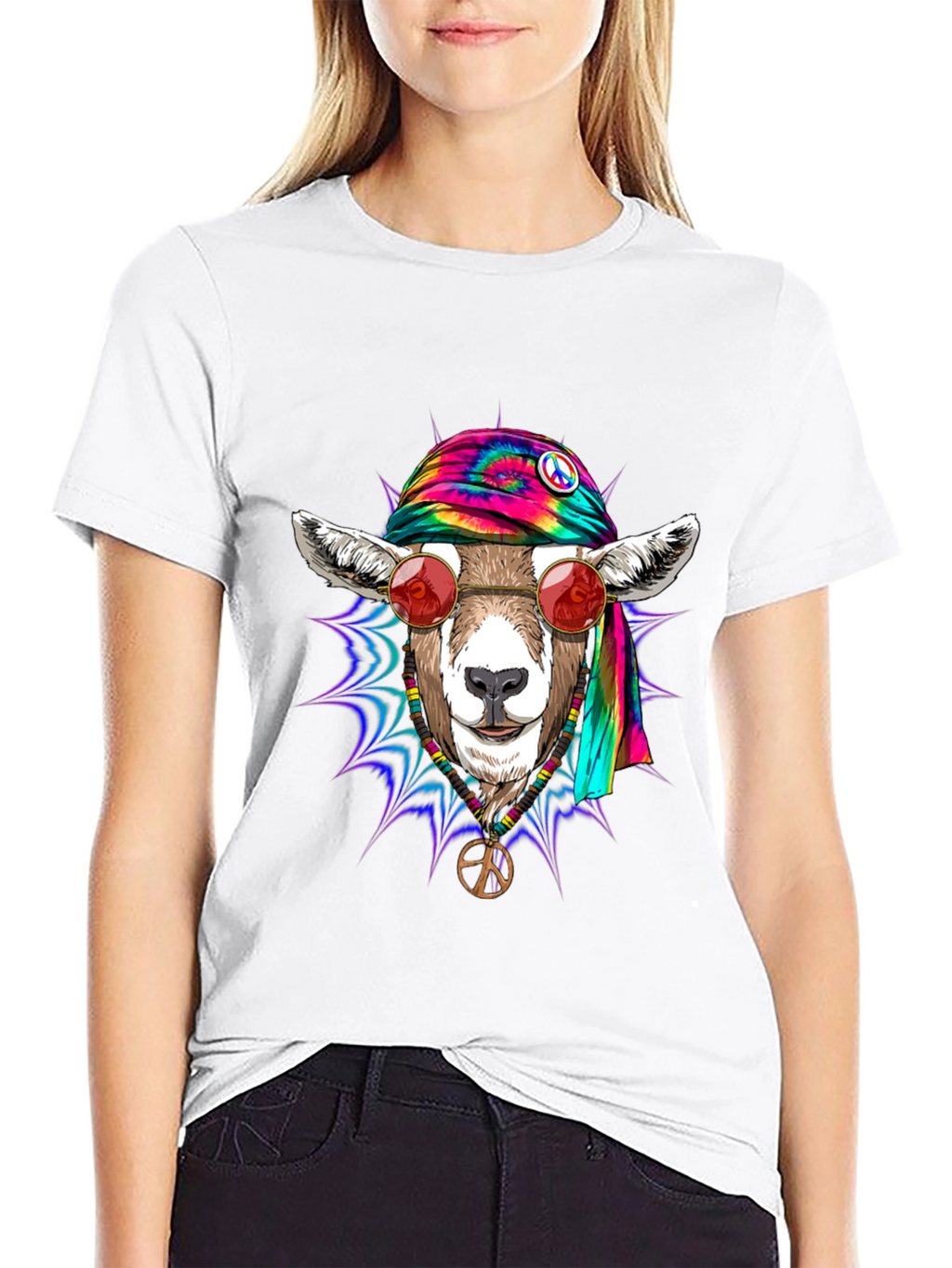 Hippie Goat Graphic Tee