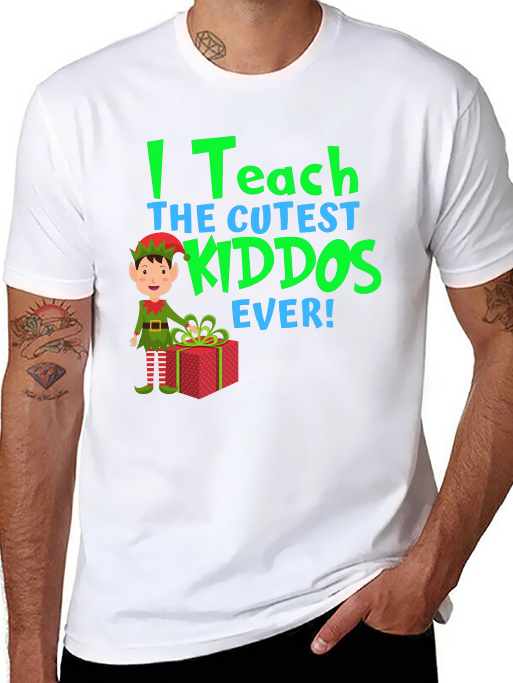 Cute Teacher Christmas T-Shirt