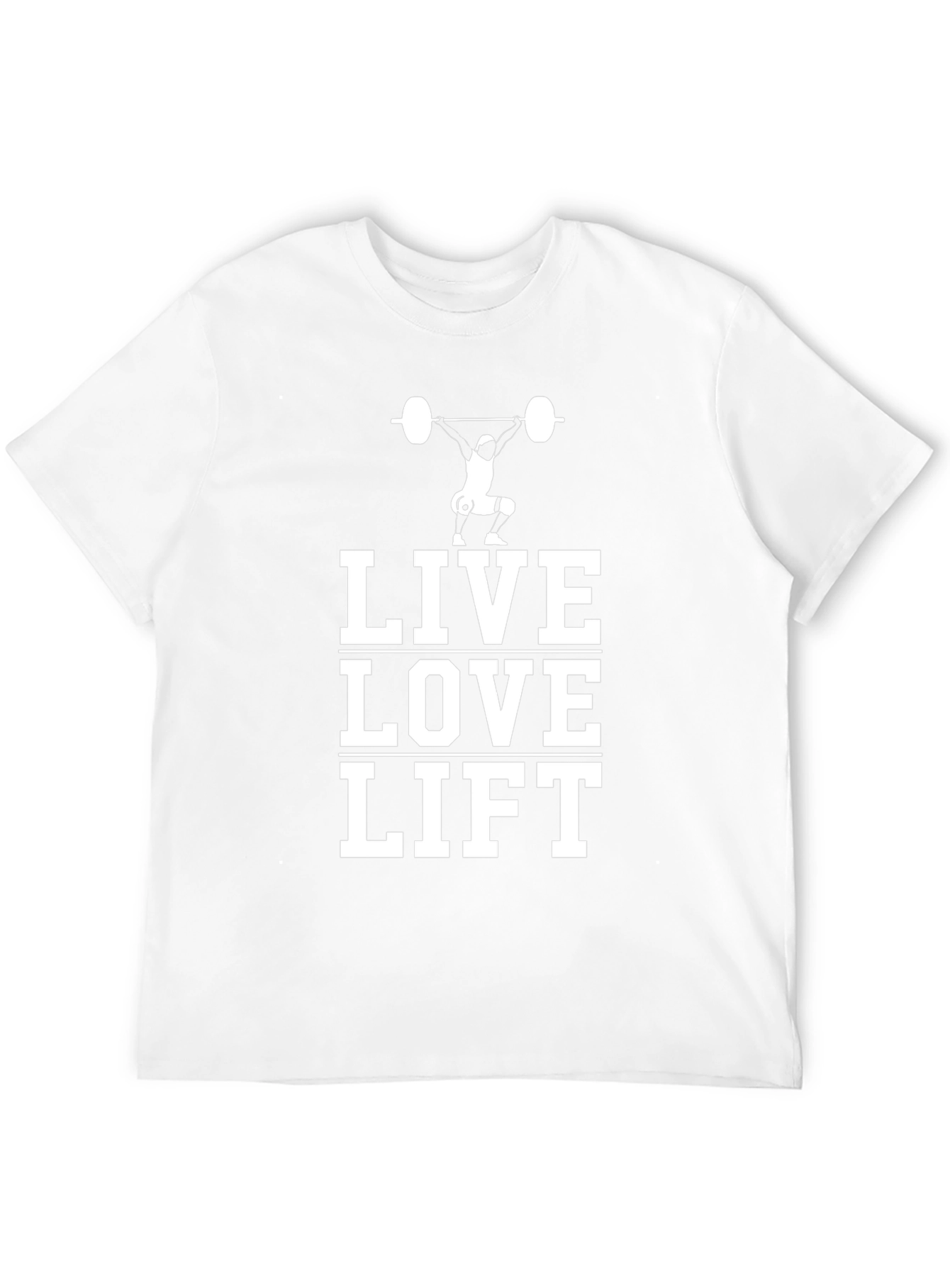 Live Love Lift Black Graphic T-Shirt - Weightlifting Apparel