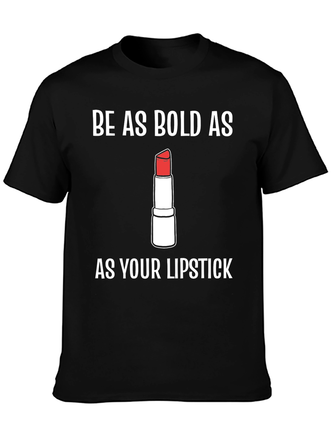 Bold Lipstick Graphic Tee - Trendy Statement Shirt