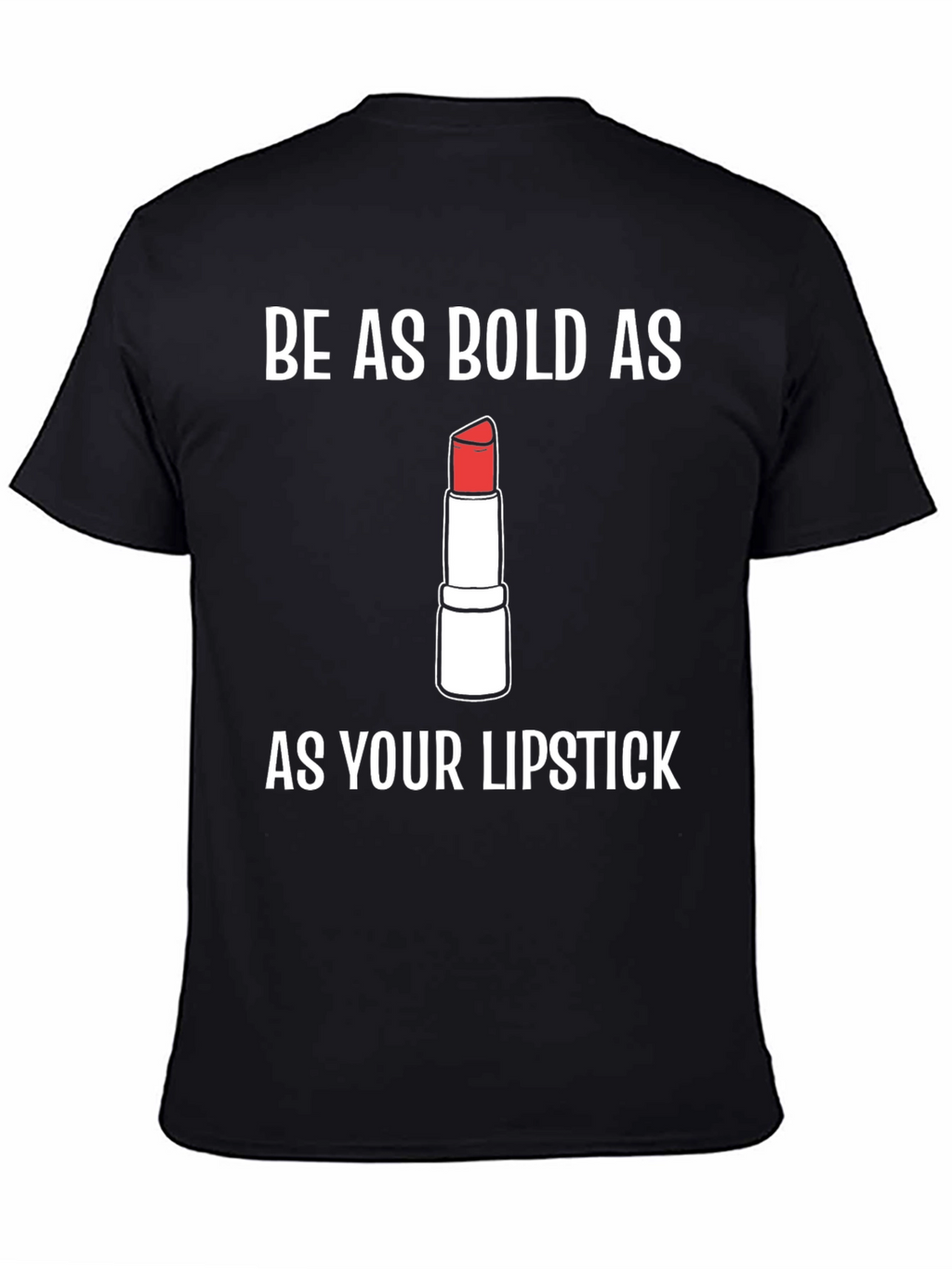Bold Lipstick Graphic Tee - Trendy Statement Shirt