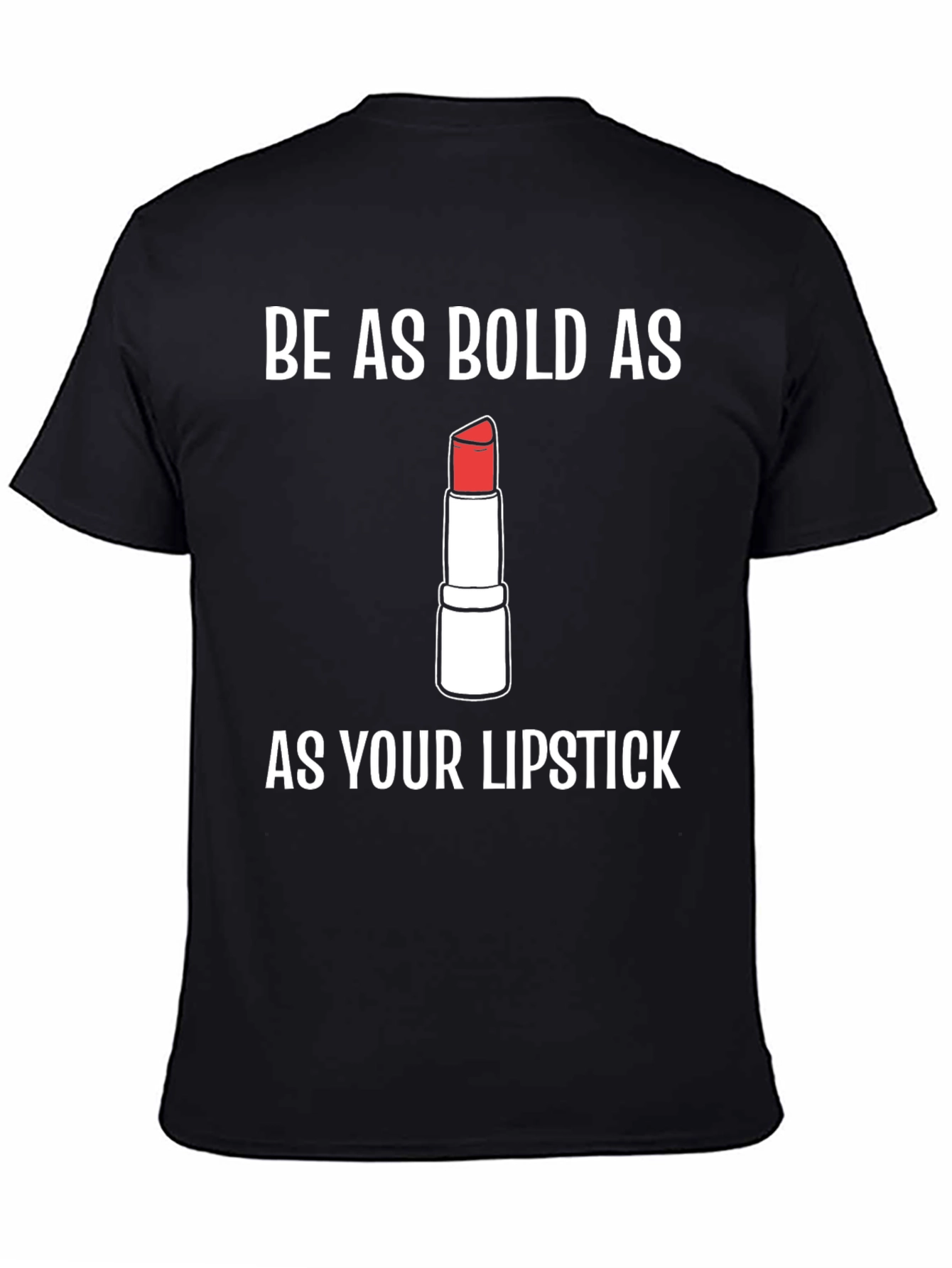 Bold Lipstick Graphic Tee - Trendy Statement Shirt