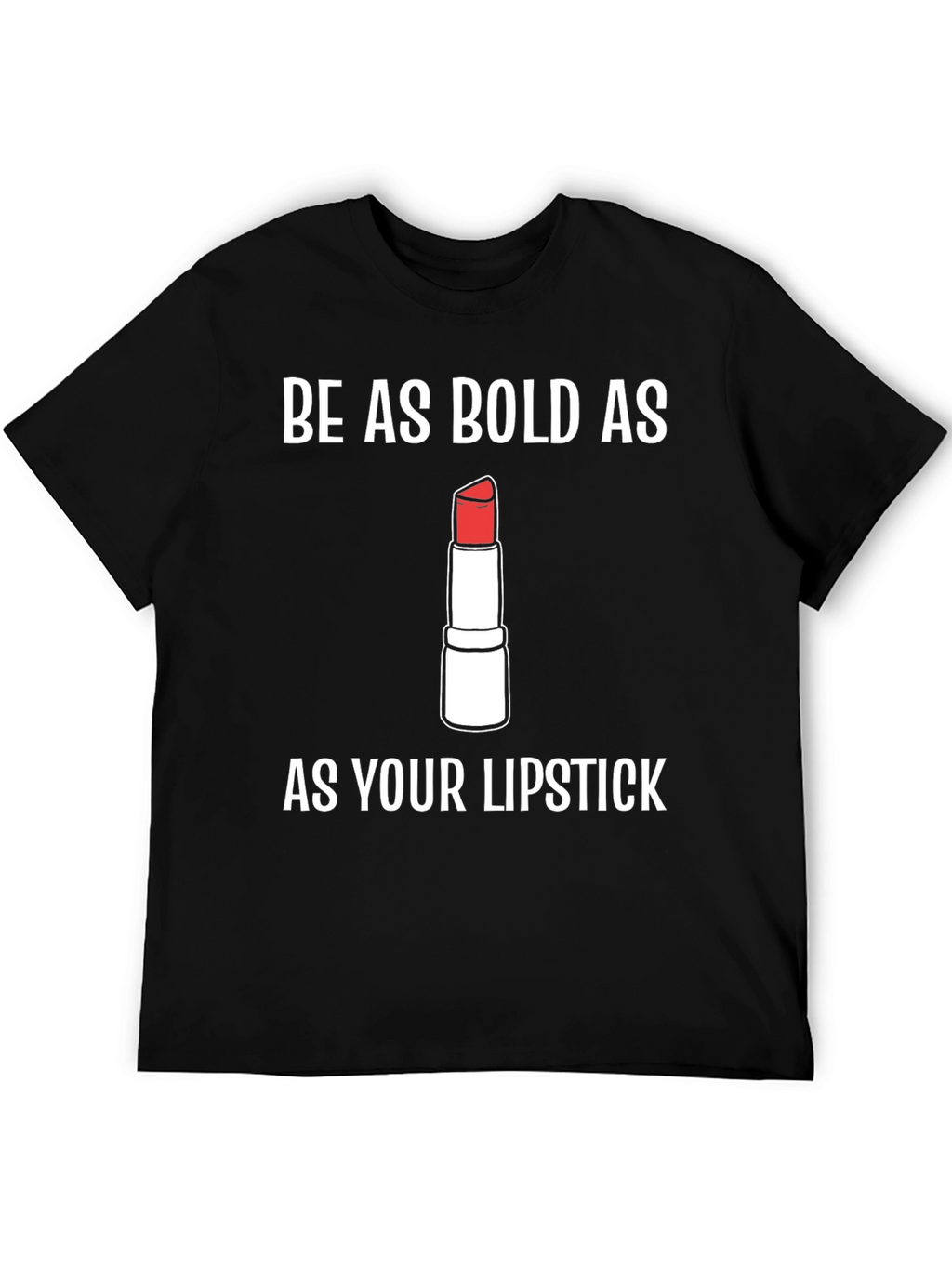 Bold Lipstick Graphic Tee - Trendy Statement Shirt