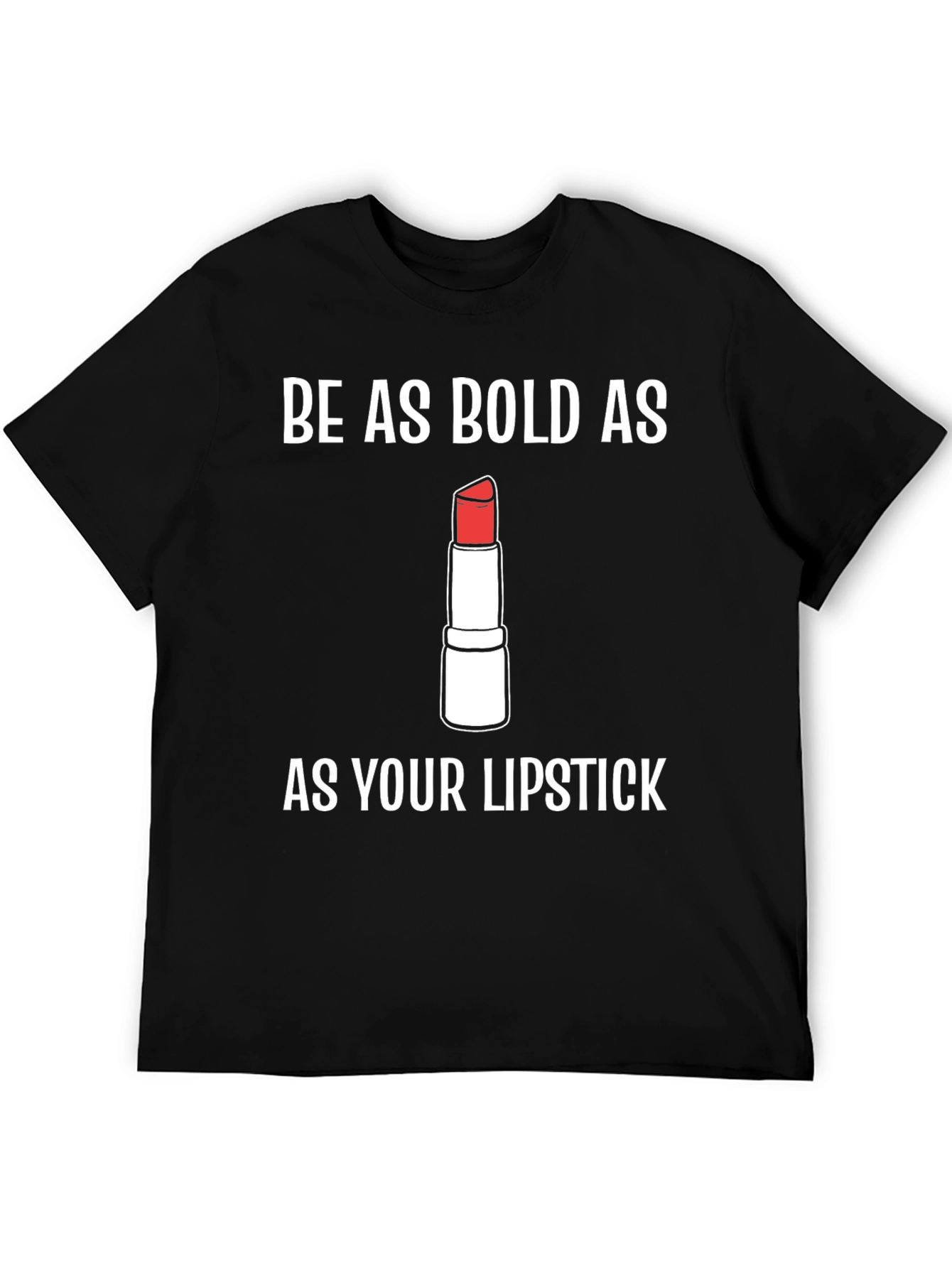 Bold Lipstick Graphic Tee - Trendy Statement Shirt