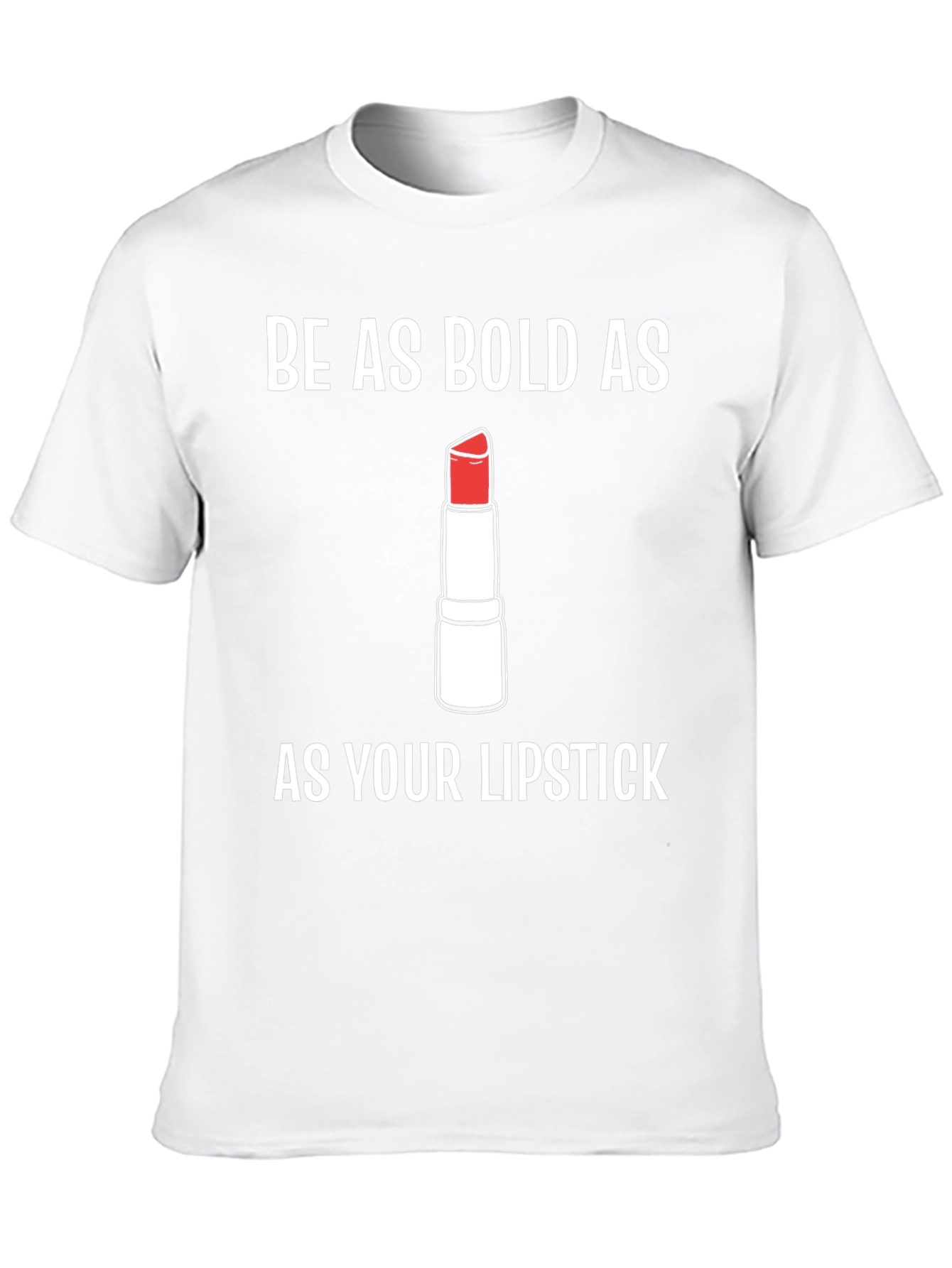 Bold Lipstick Graphic Tee - Trendy Statement Shirt