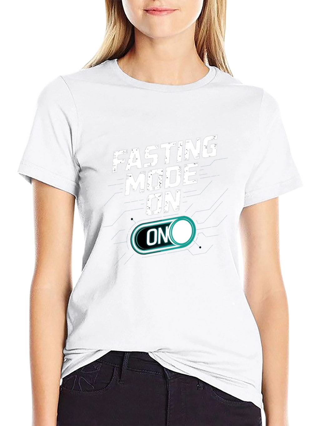 Fasting Mode On T-Shirt - Motivational Tee