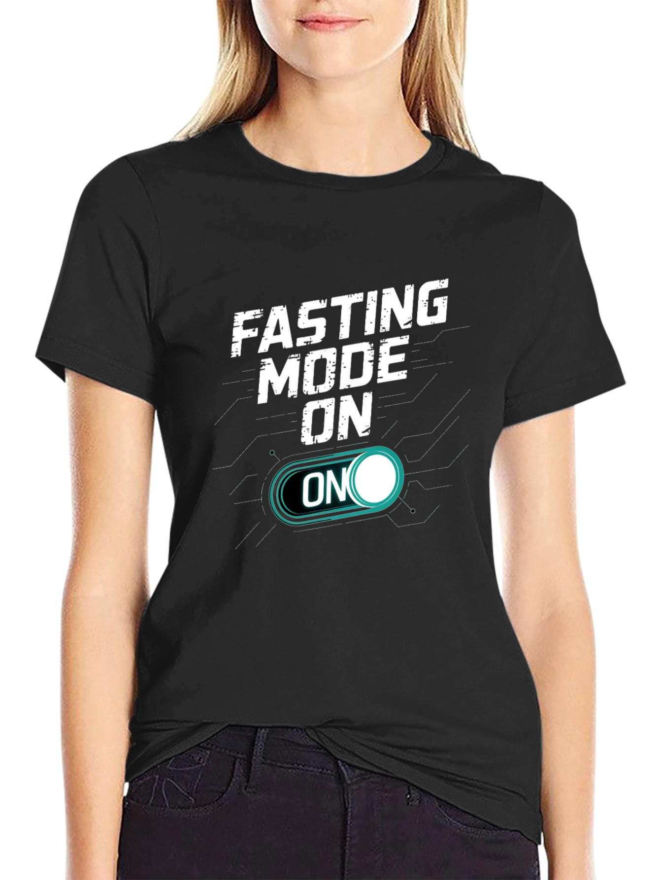 Fasting Mode On T-Shirt - Motivational Tee