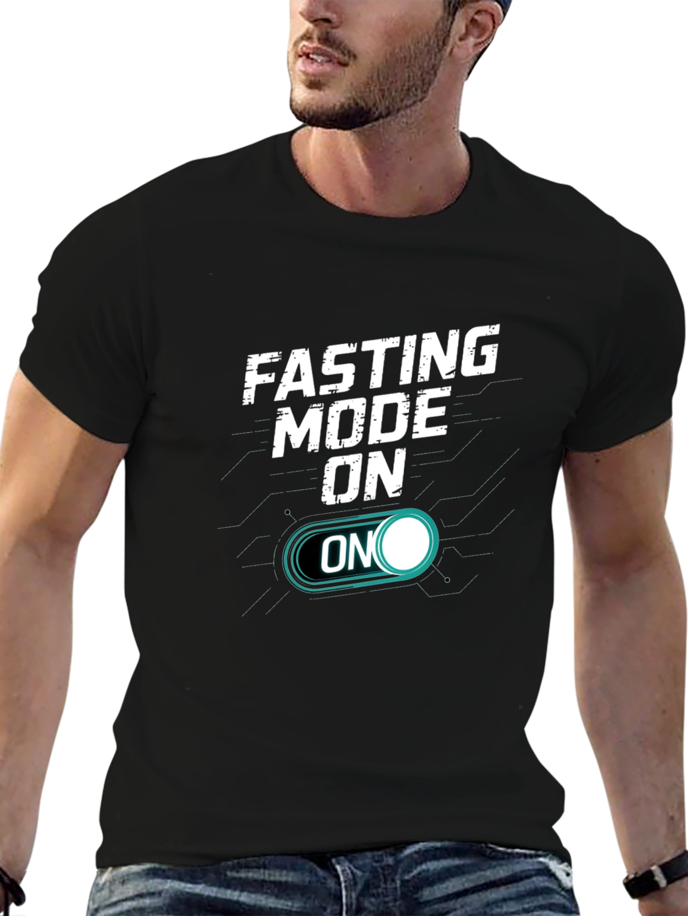 Fasting Mode On T-Shirt - Motivational Tee