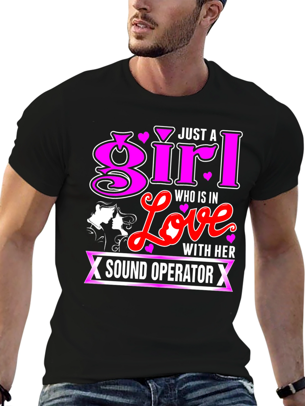 Girl in Love with Sound Operator T-Shirt