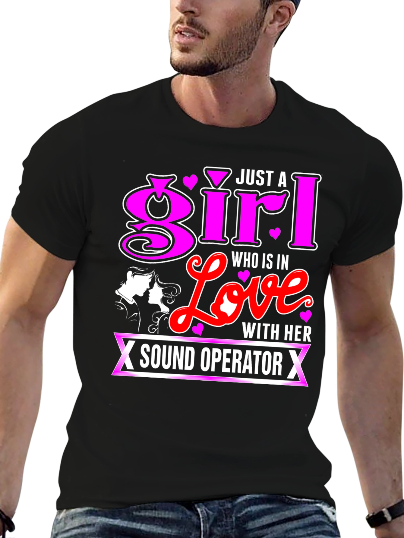 Girl in Love with Sound Operator T-Shirt