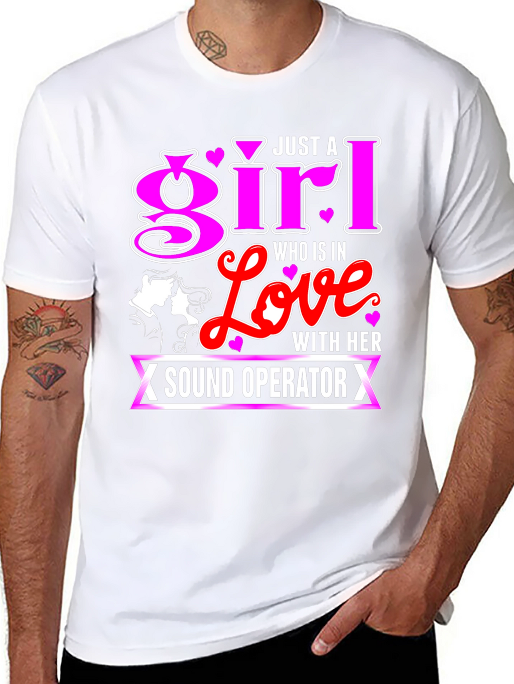 Girl in Love with Sound Operator T-Shirt